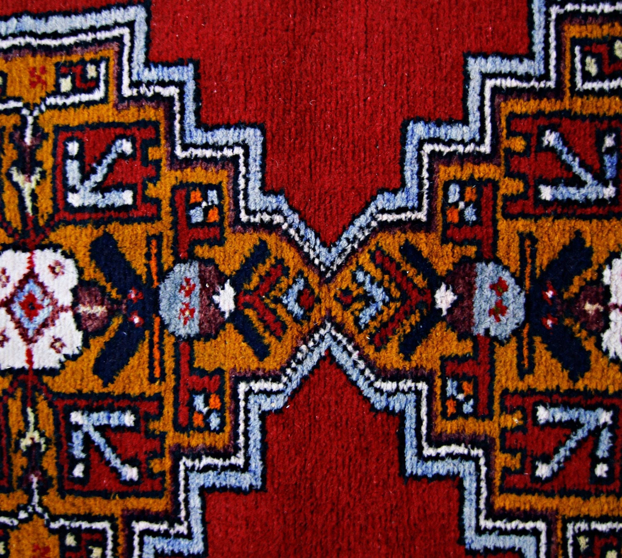 Handmade Vintage Turkish Rug | 212 x 122 cm | 6'11" x 4' - Najaf Rugs & Textile