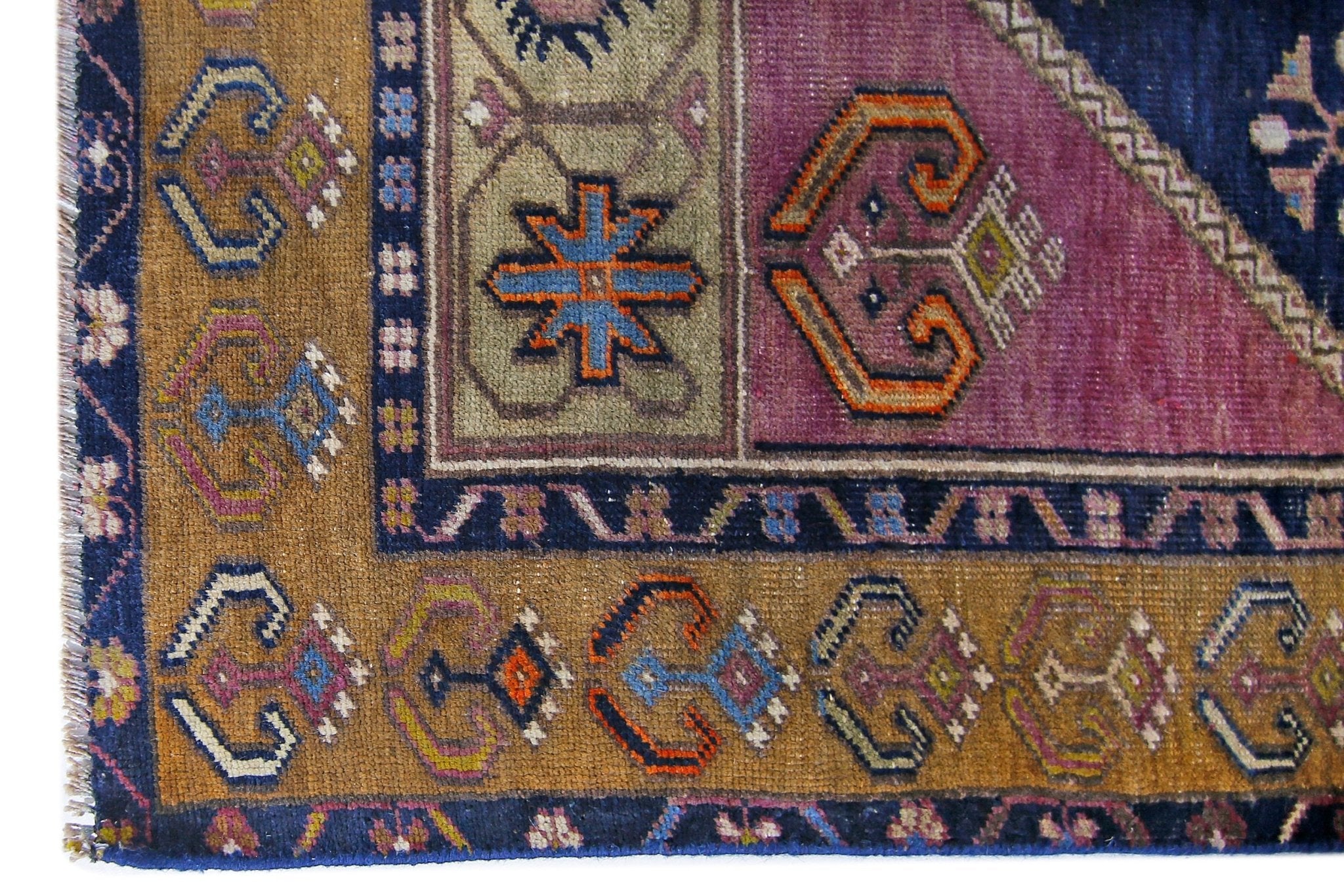 Handmade Vintage Turkish Taspinar Rug | 166 x 94 cm | 5'5" x 3'1" - Najaf Rugs & Textile