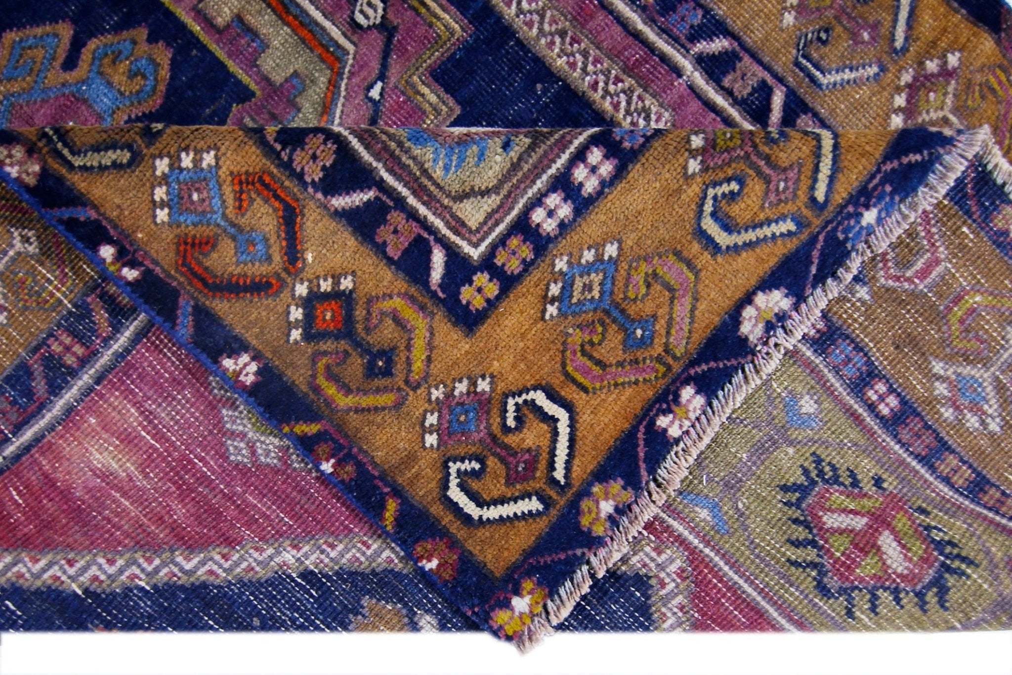 Handmade Vintage Turkish Taspinar Rug | 166 x 94 cm | 5'5" x 3'1" - Najaf Rugs & Textile