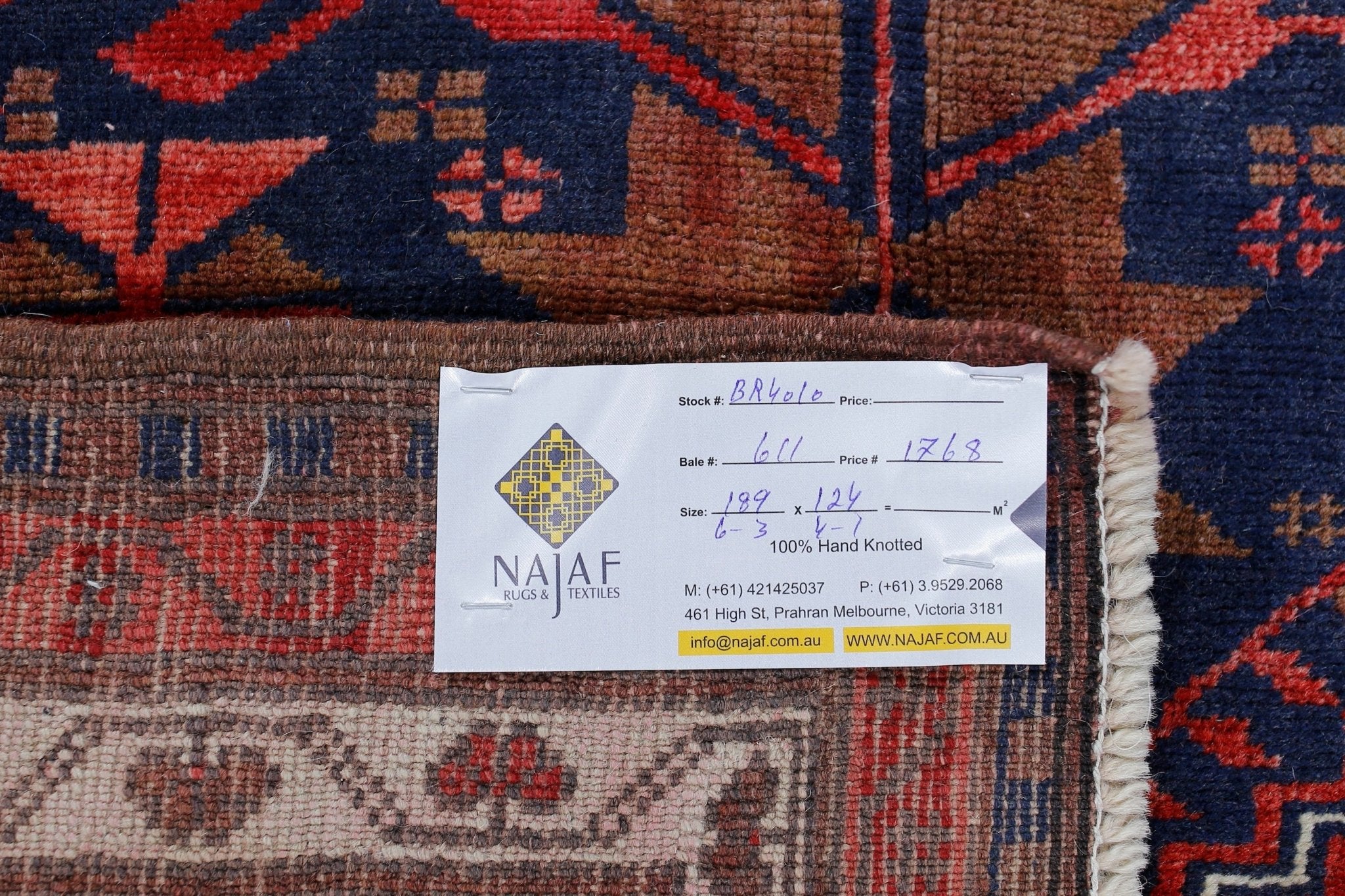 Handmade Vintage Turkish Yagcibedir Rug | 189 x 124 cm | 6'3" x 4'1" - Najaf Rugs & Textile