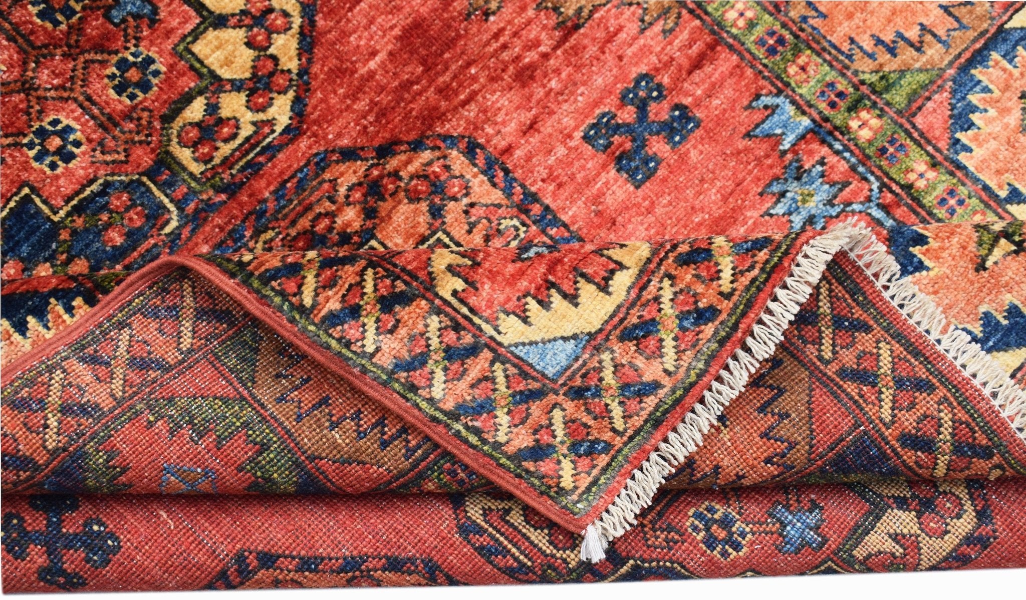Handwoven Afghan Chobi Rug | 173 x 122 cm | 5'8" x 4' - Najaf Rugs & Textile