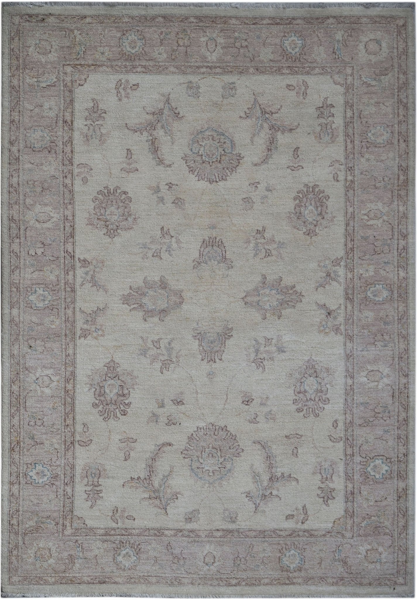 Handwoven Afghan Chobi Rug | 202 x 140 cm | 6'8" x 4'8" - Najaf Rugs & Textile