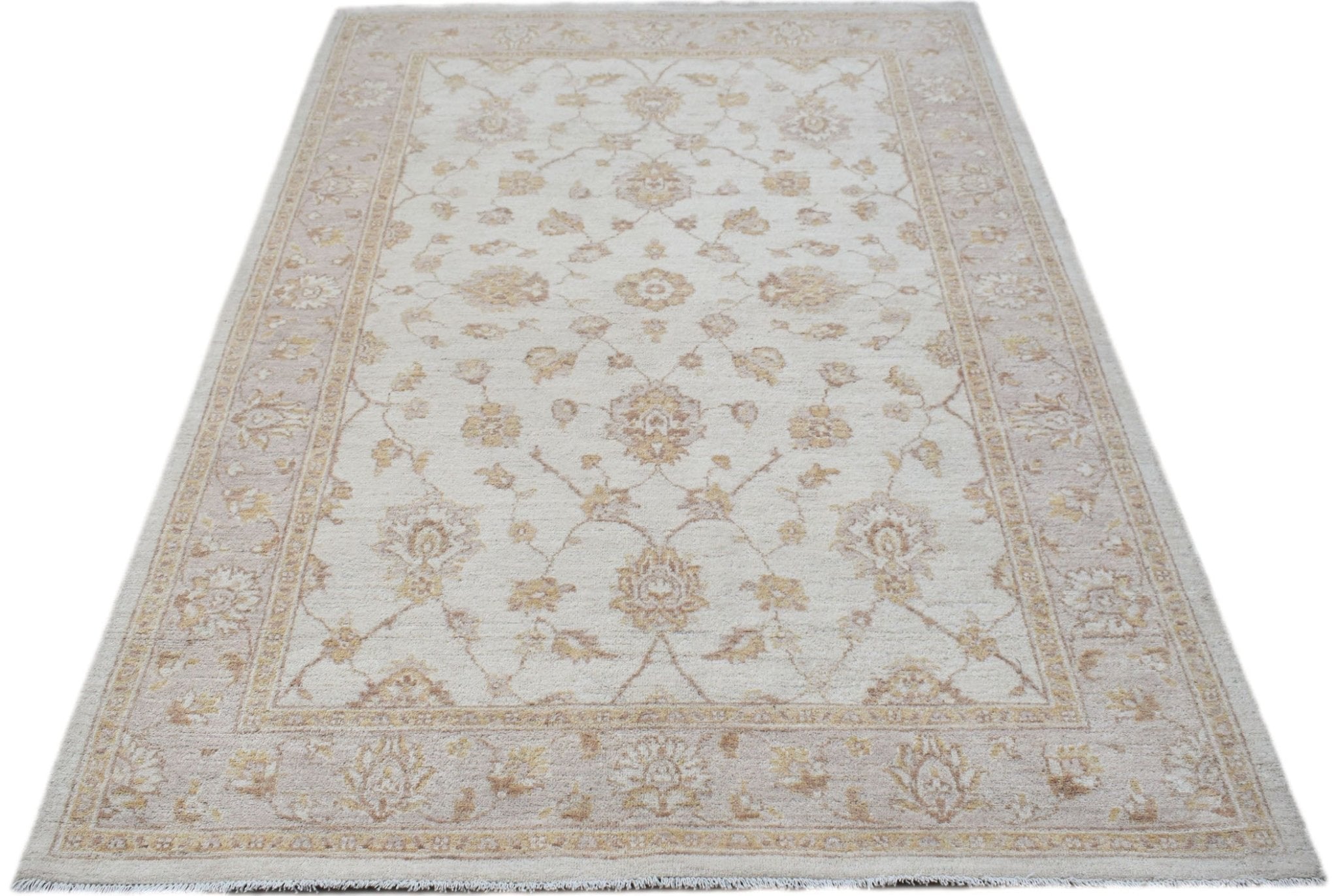 Handwoven Afghan Chobi Rug | 203 x 140 cm | 6'8" x 4'7" - Najaf Rugs & Textile