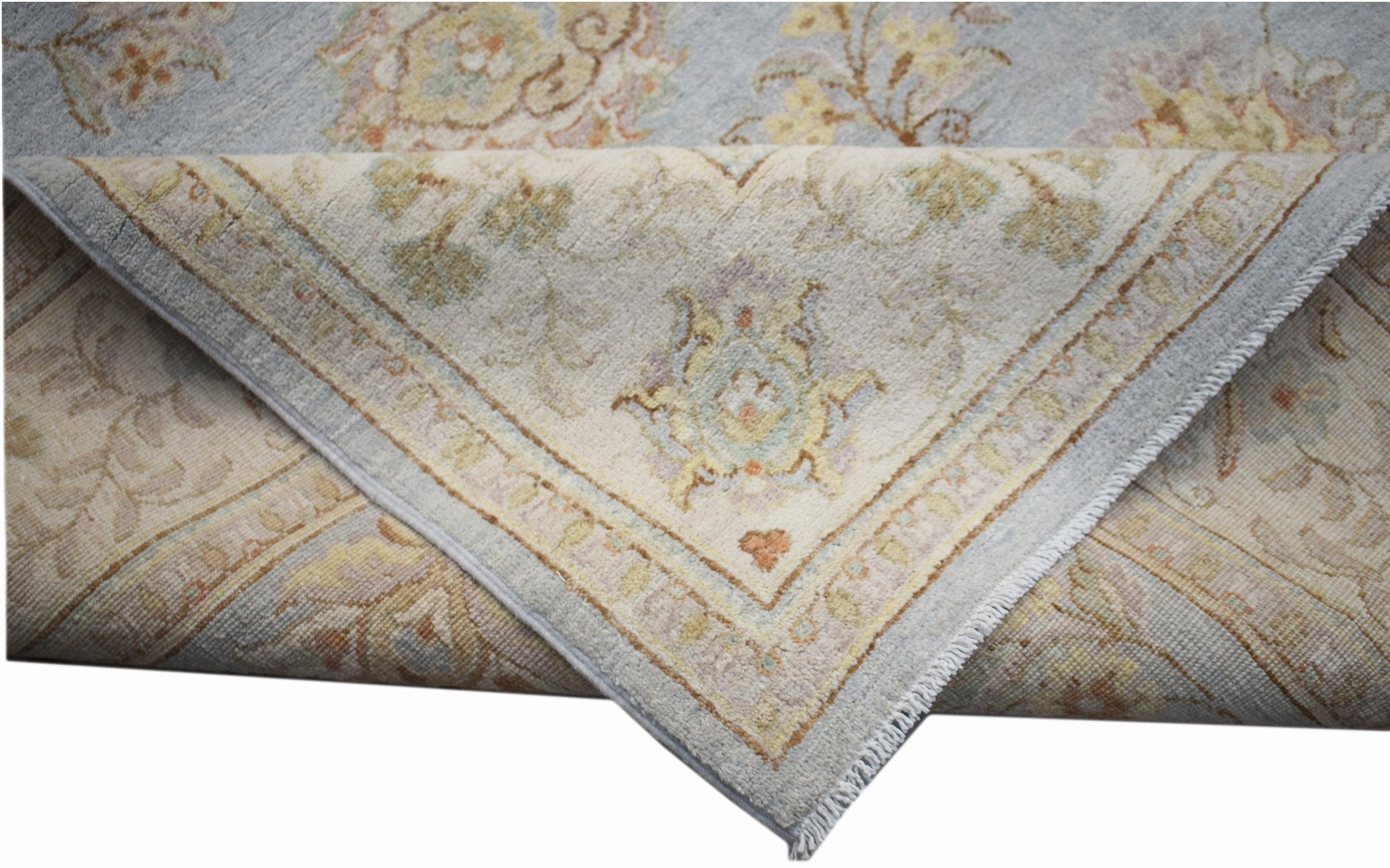 Handwoven Afghan Chobi Rug | 205 x 194 cm | 6'9" x 6'5" - Najaf Rugs & Textile