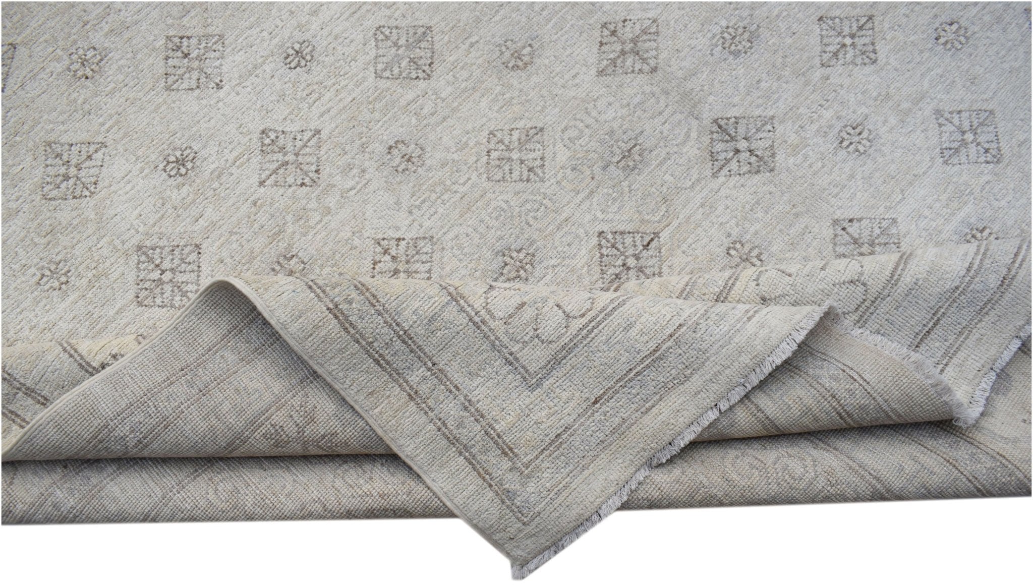 Handwoven Afghan Chobi Rug | 285 x 235 cm | 9'4" x 7'9" - Najaf Rugs & Textile