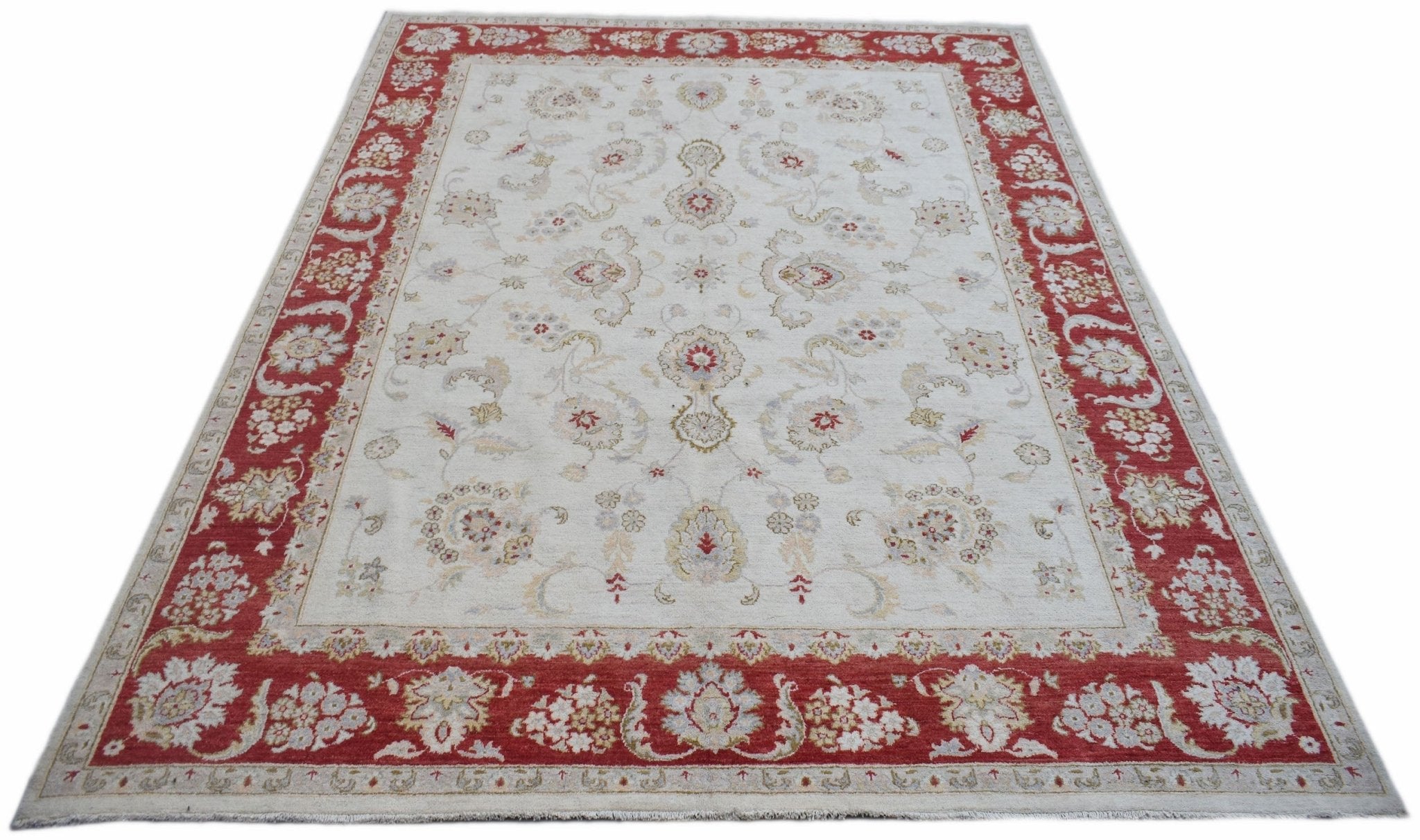 Handwoven Afghan Chobi Rug | 300 x 244 cm | 9'10" x 8'1" - Najaf Rugs & Textile
