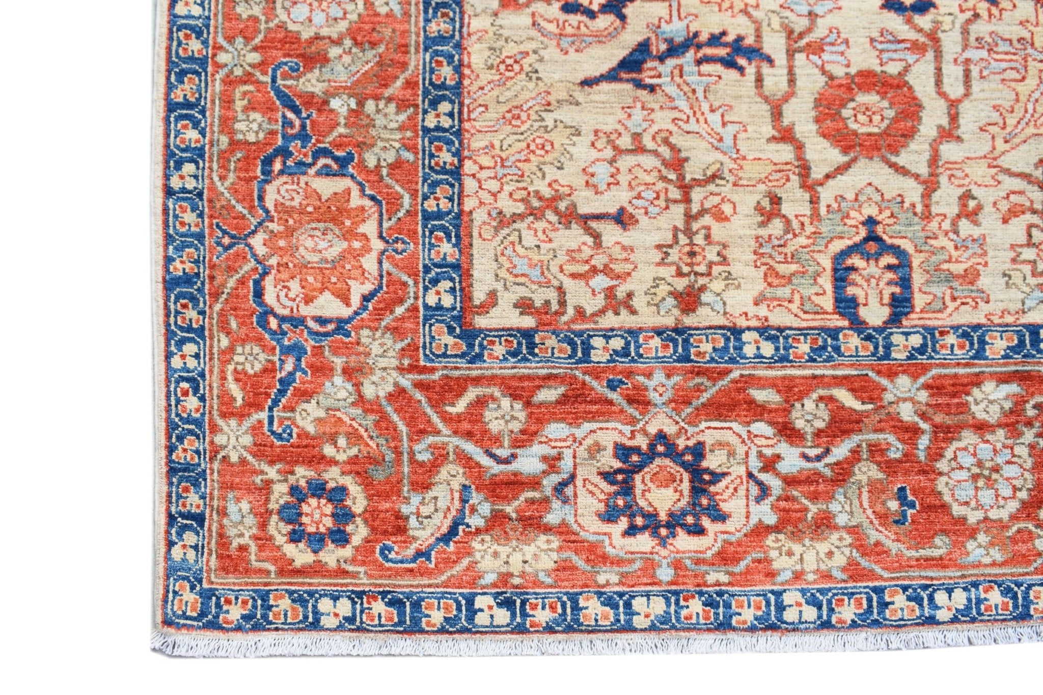 Handwoven Afghan Chobi Rug | 302 x 248 cm | 9'11" x 8'2" - Najaf Rugs & Textile