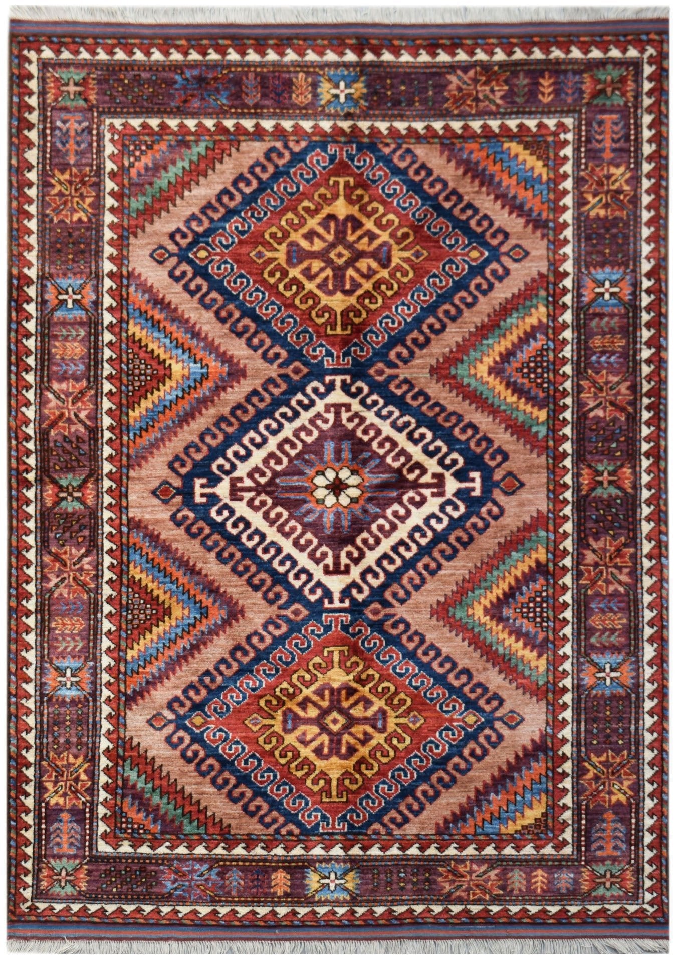 Handwoven Afghan Herati Chobi Rug | 175 x 130 cm | 5'9" x 4'3" - Najaf Rugs & Textile