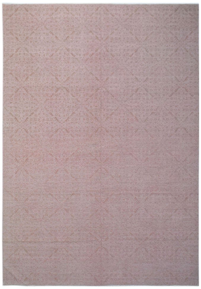 Handwoven Afghan Overdyed Chobi Rug | 416 x 301 cm | 13'8" x 9'10" - Najaf Rugs & Textile