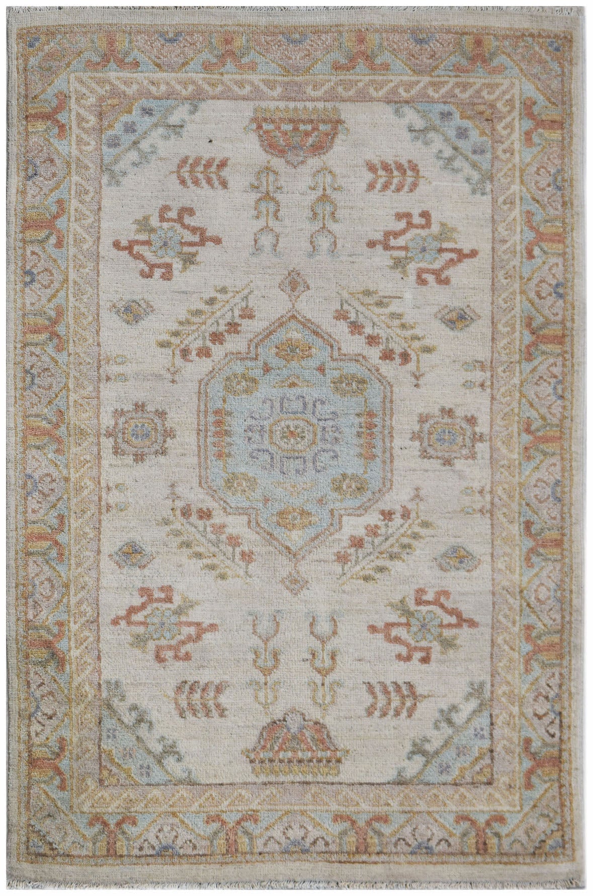 Handwoven Traditional Afghan Chobi Rug | 124 x 80 cm | 4'1" x 2'8" - Najaf Rugs & Textile