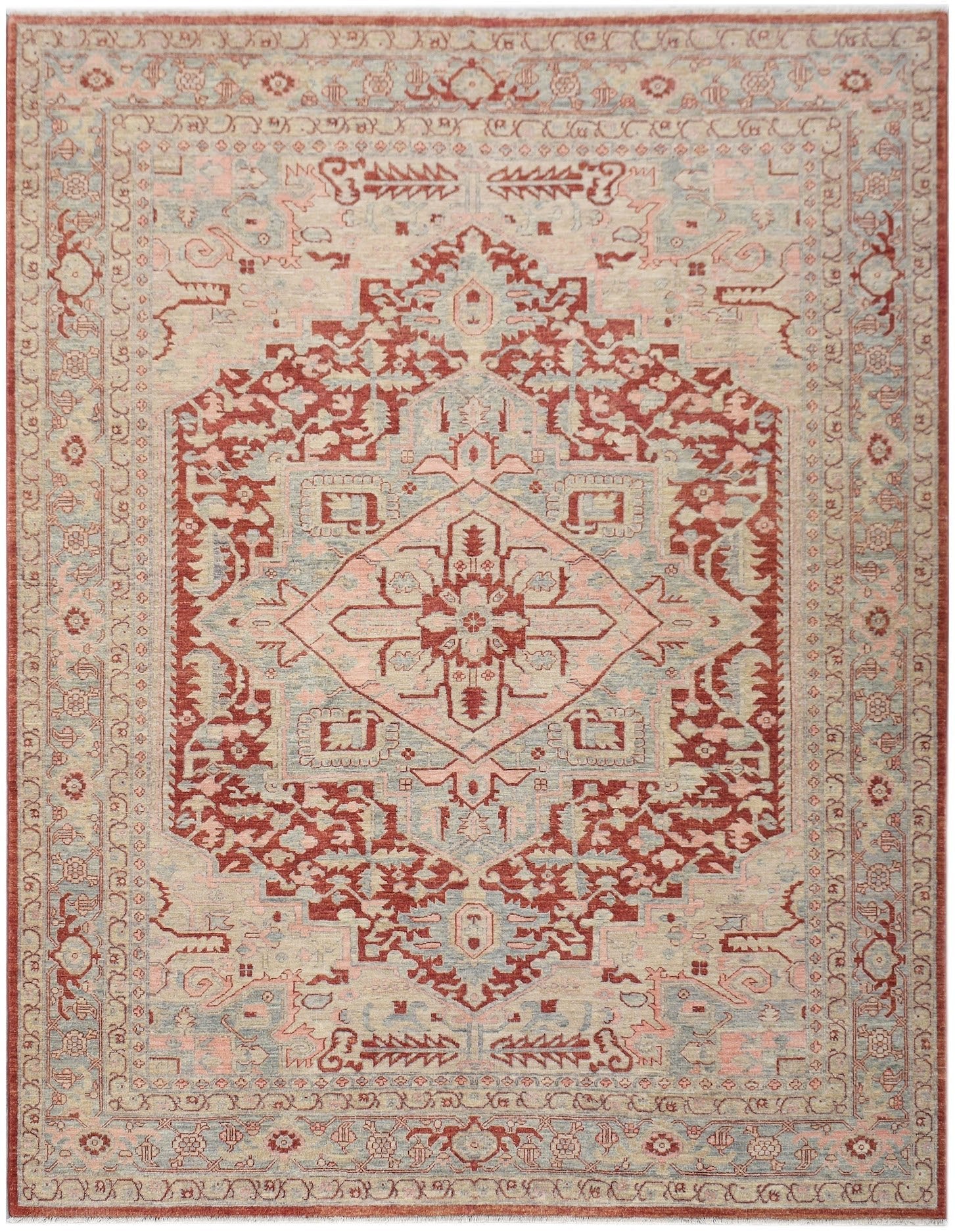 Handwoven Traditional Chobi Rug | 295 x 241 cm | 9'11" x 7'8" - Najaf Rugs & Textile