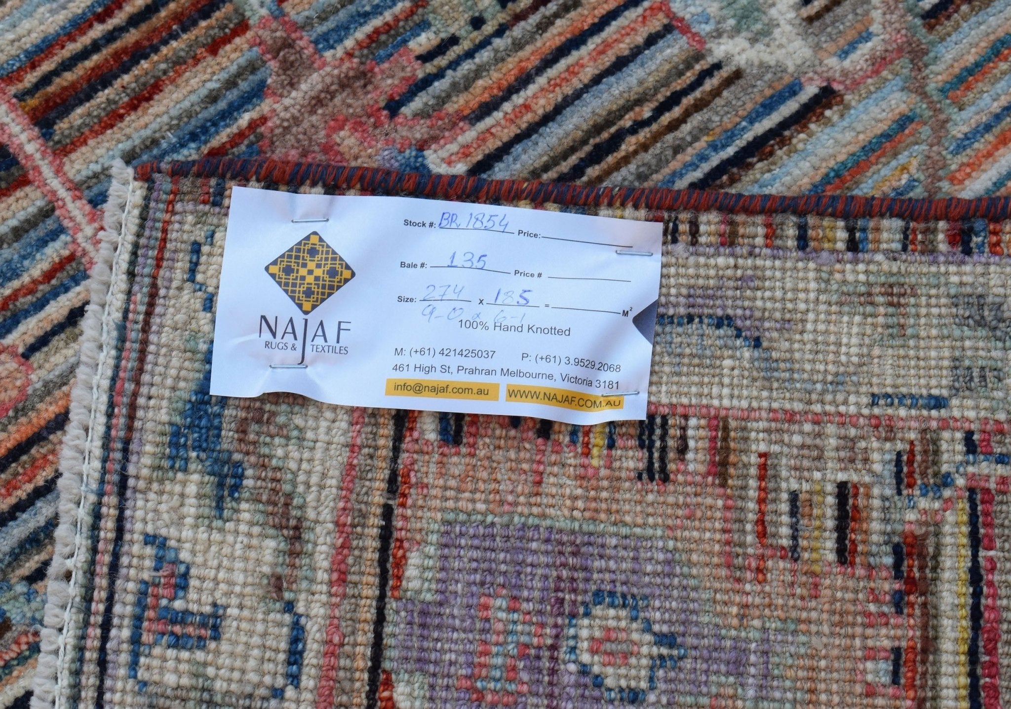 Handwoven Transitional Oushak Rug | 274 x 185 cm | 9' x 6'1" - Najaf Rugs & Textile