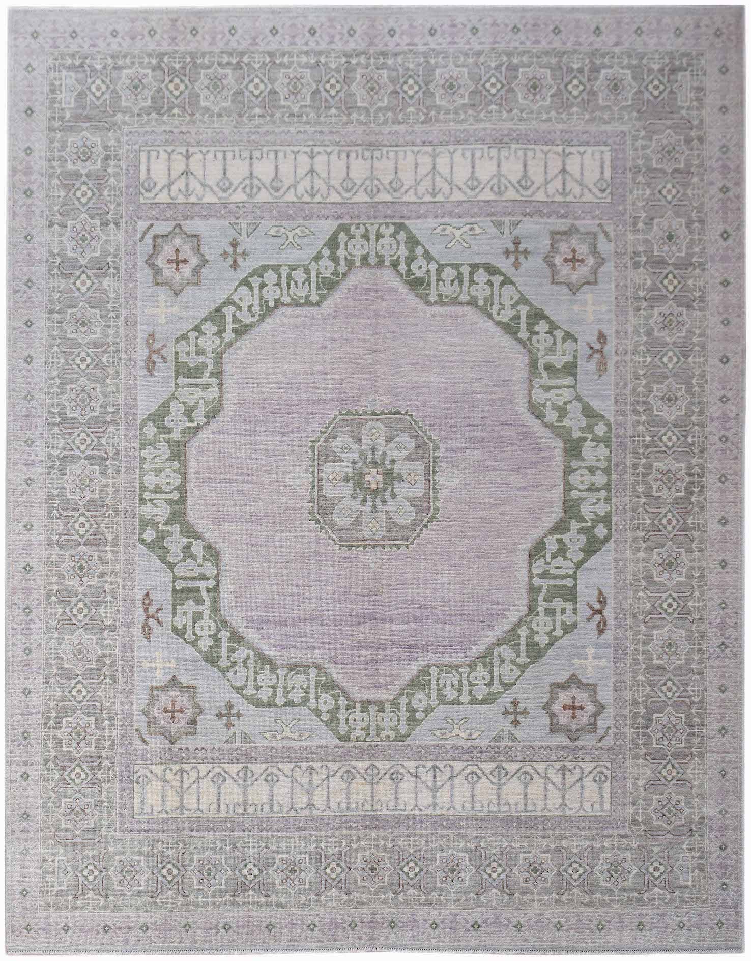 Handwoven Transitional Oushak Rug | 310 x 247 cm | 10'2" x 8'2" - Najaf Rugs & Textile