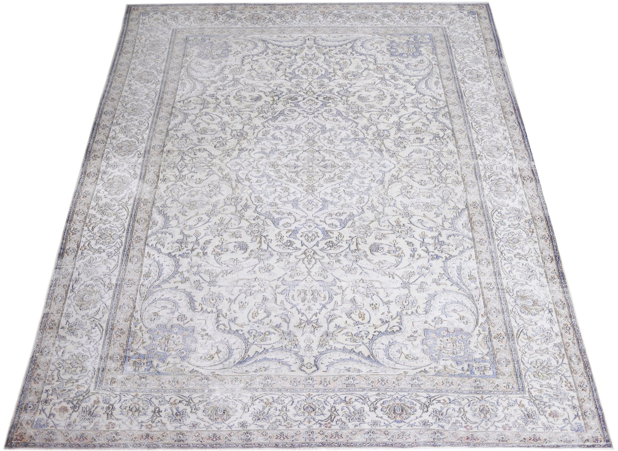 Handwoven Vintage Persian Kerman Rug | 292 x 210 cm | 9'7" x 6'11" - Najaf Rugs & Textile