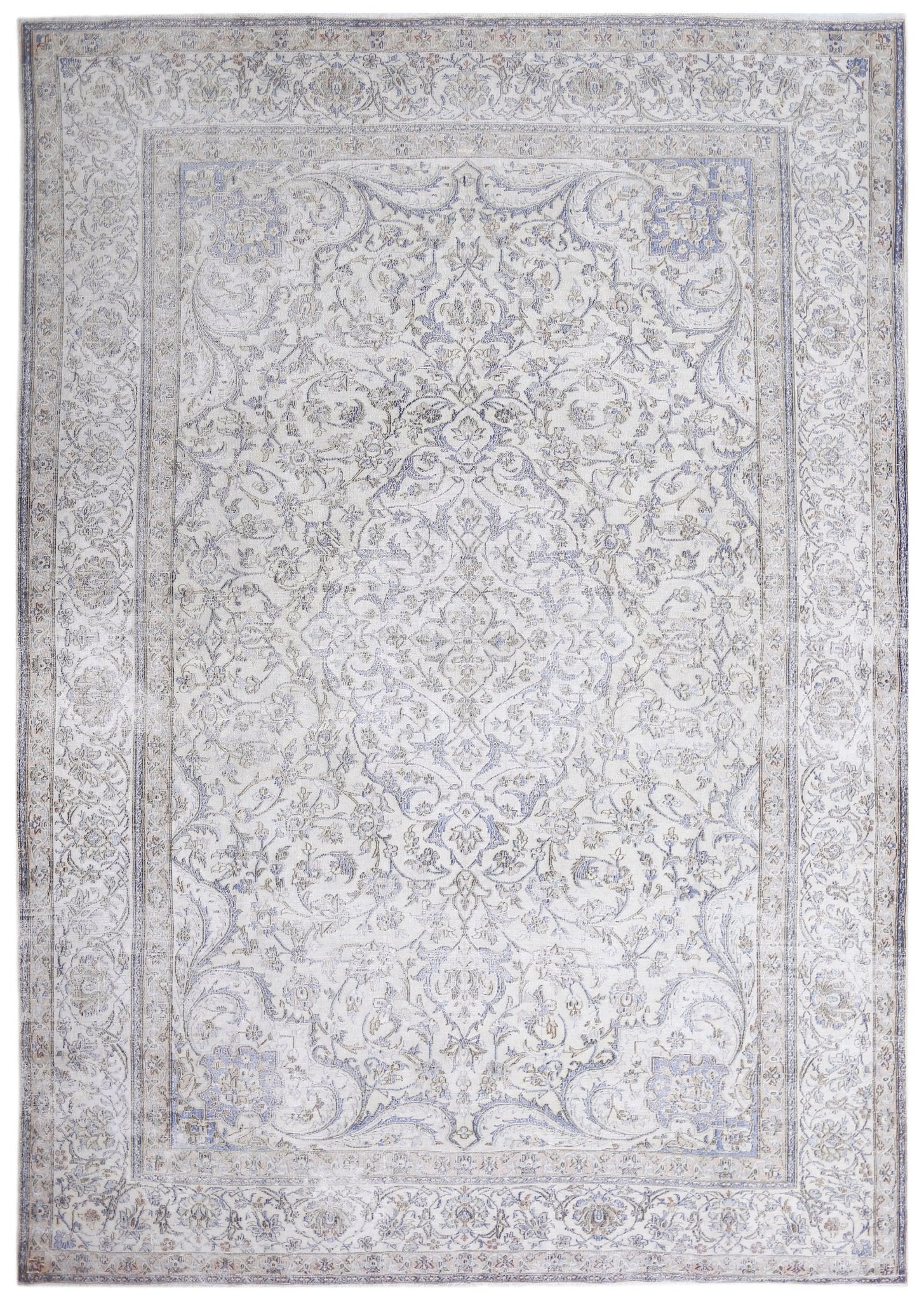 Handwoven Vintage Persian Kerman Rug | 292 x 210 cm | 9'7" x 6'11" - Najaf Rugs & Textile