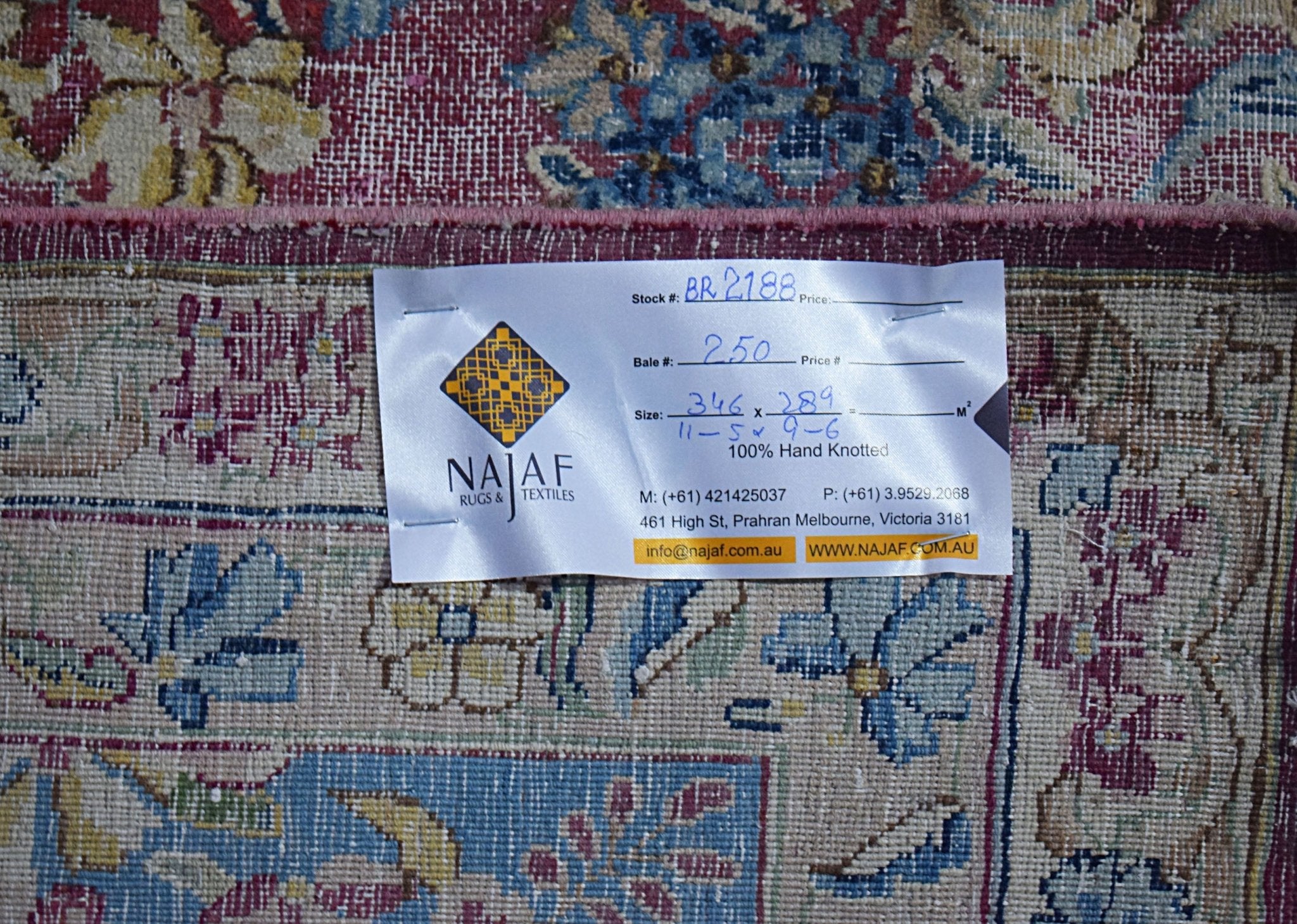 Handwoven Vintage Persian Kerman Rug | 346 x 289 cm | 11'5" x 9'6" - Najaf Rugs & Textile