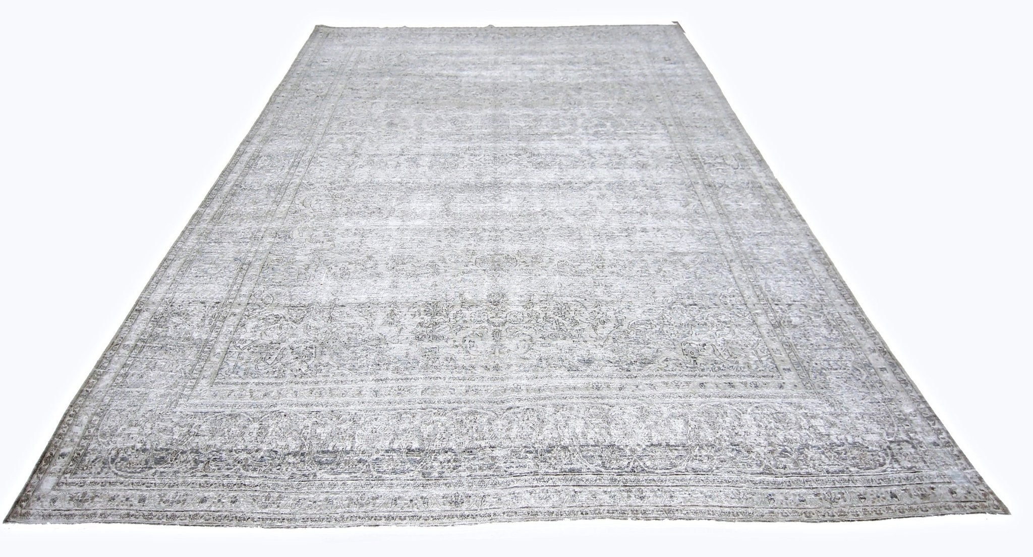 Handwoven Vintage Persian Kerman Rug | 364 x 258 cm | 11'11" x 8'6" - Najaf Rugs & Textile