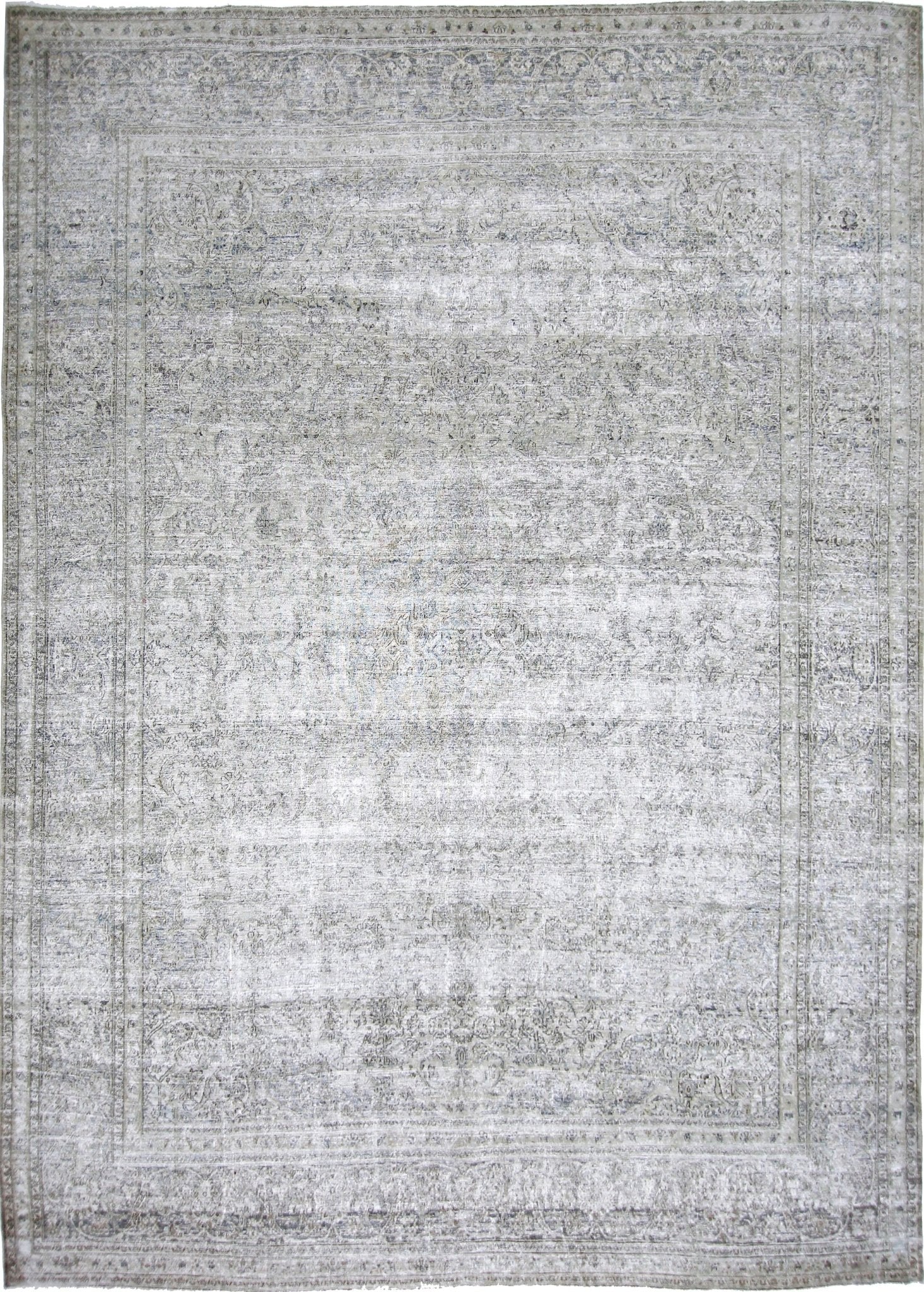Handwoven Vintage Persian Kerman Rug | 364 x 258 cm | 11'11" x 8'6" - Najaf Rugs & Textile