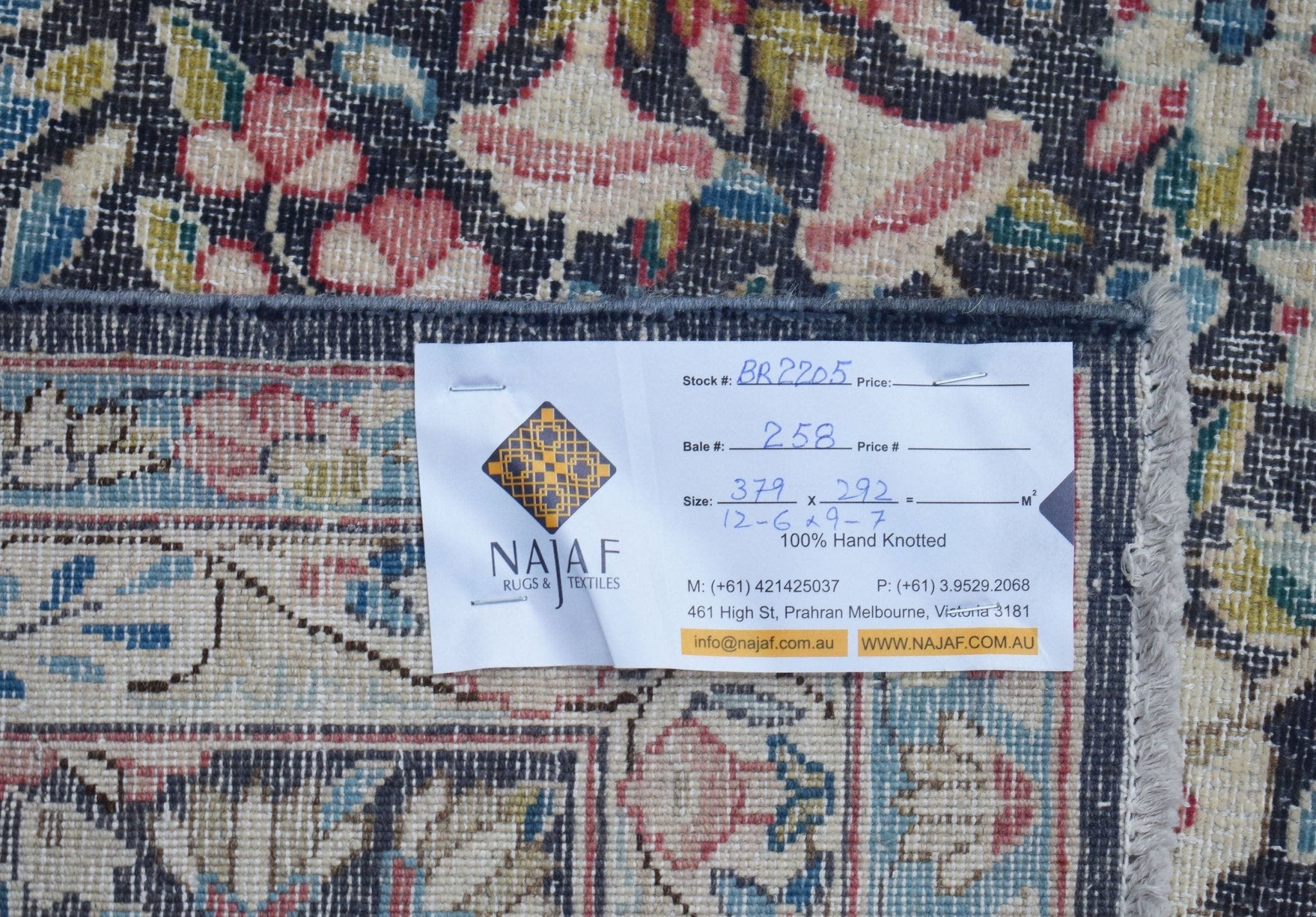 Handwoven Vintage Persian Kerman Rug | 379 x 292 cm | 12'6" x 9'7" - Najaf Rugs & Textile