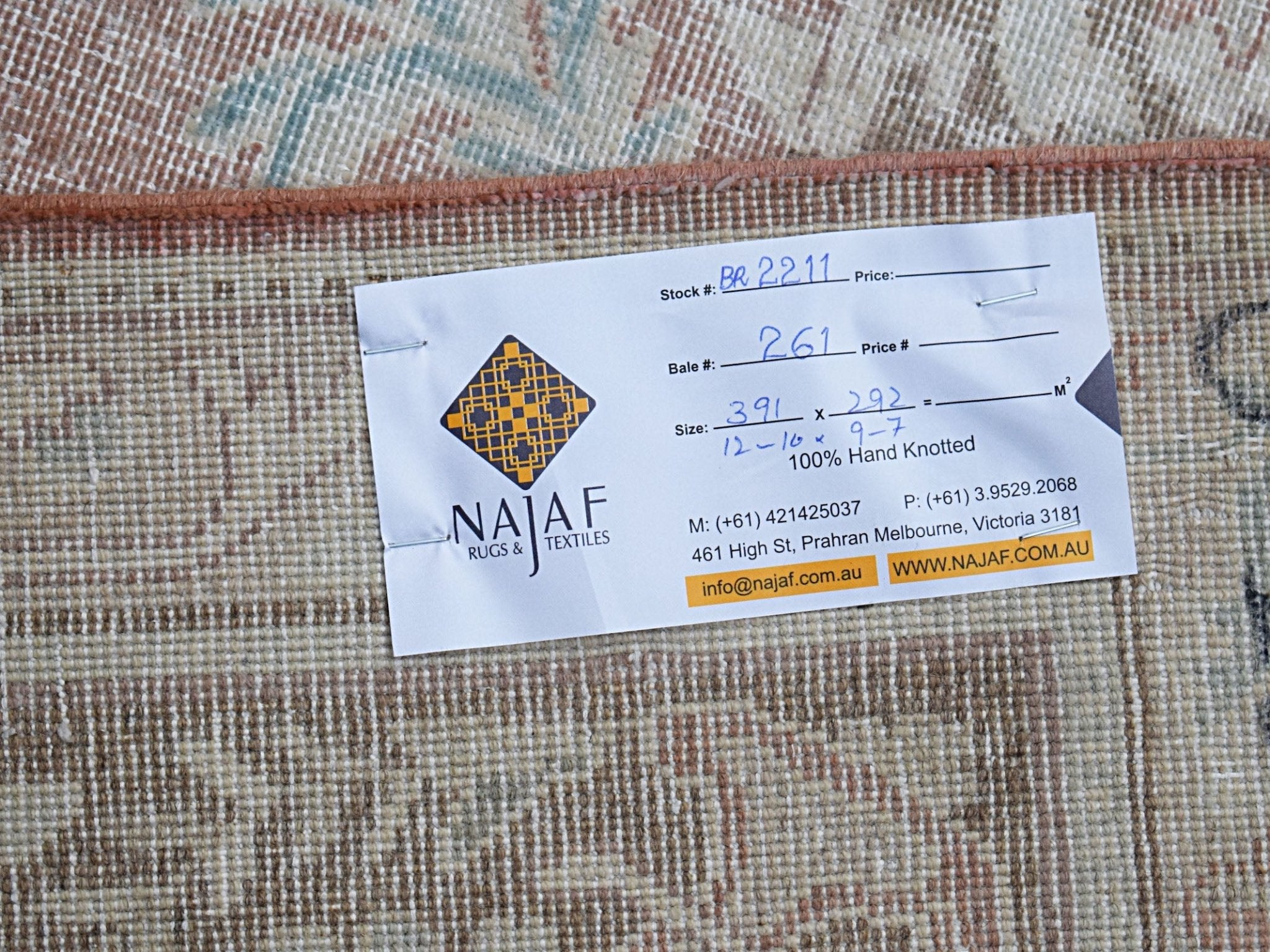 Handwoven Vintage Persian Kerman Rug | 391 x 292 cm | 12'10" x 9'7" - Najaf Rugs & Textile