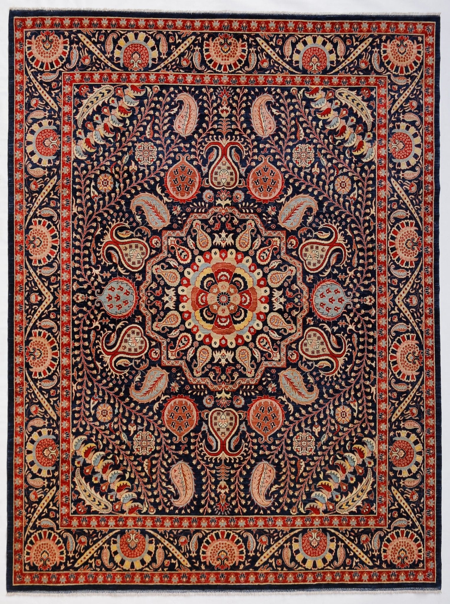 High Quality Handmade Afghan Chobi Rug | 300 x 245 cm | 9'10" x 8'1" - Najaf Rugs & Textile