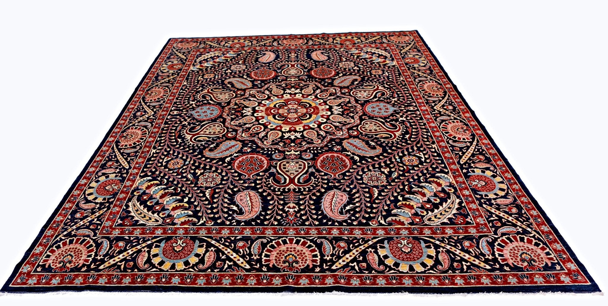 High Quality Handmade Afghan Chobi Rug | 300 x 245 cm | 9'10" x 8'1" - Najaf Rugs & Textile