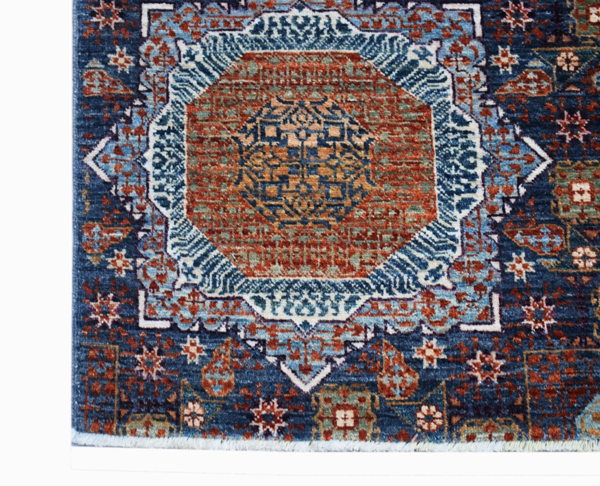 High Quality Handmade Chobi Mamluk Rug | 239 x 170 cm | 7'10" x 5'7" - Najaf Rugs & Textile