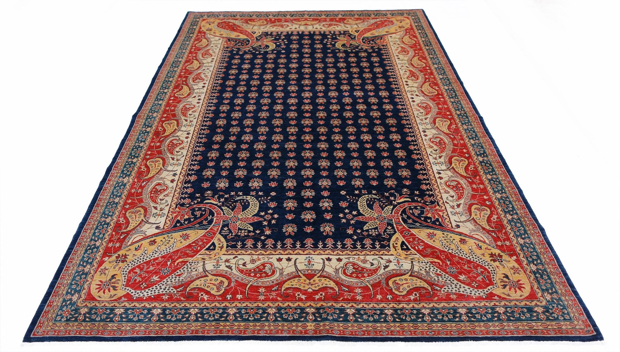 High Quality Handwoven Afghan Chobi Rug | 290 x 199 cm | 9'7" x 6'7" - Najaf Rugs & Textile