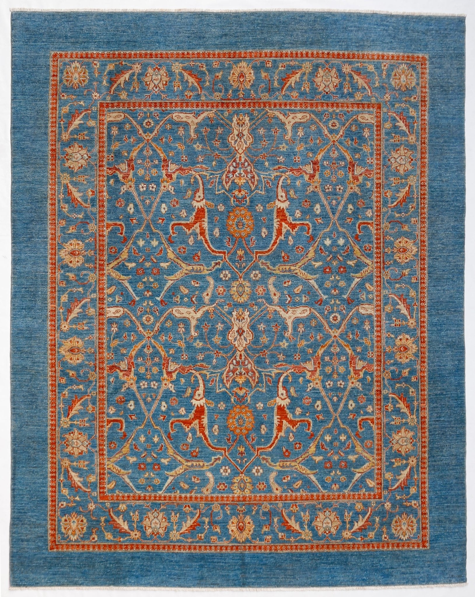 High Quality Handwoven Afghan Chobi Rug | 294 x 243 cm | 9'8" x 8' - Najaf Rugs & Textile