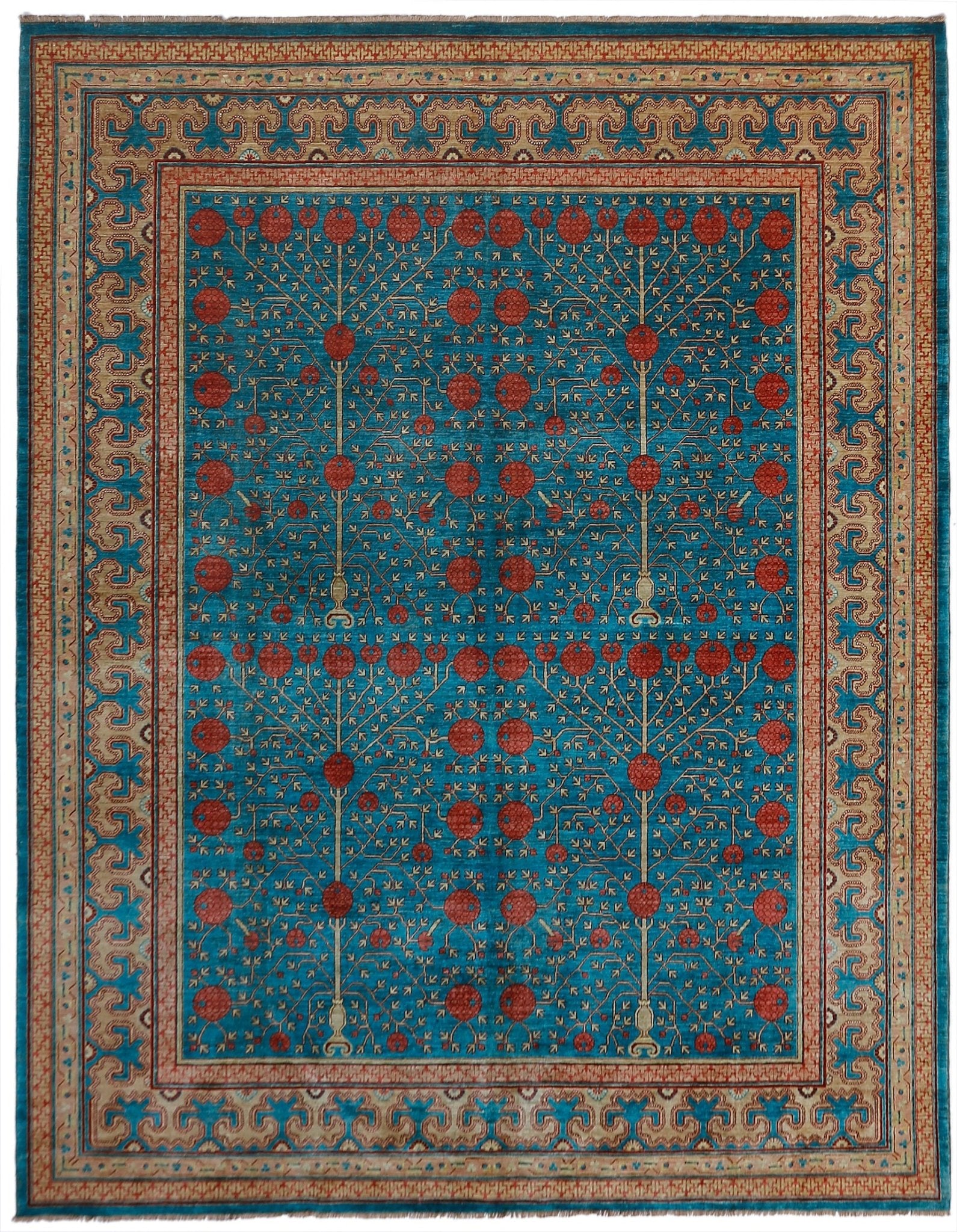 High Quality Handwoven Afghan Chobi Rug | 308 x 245 cm | 10'1" x 8'1" - Najaf Rugs & Textile