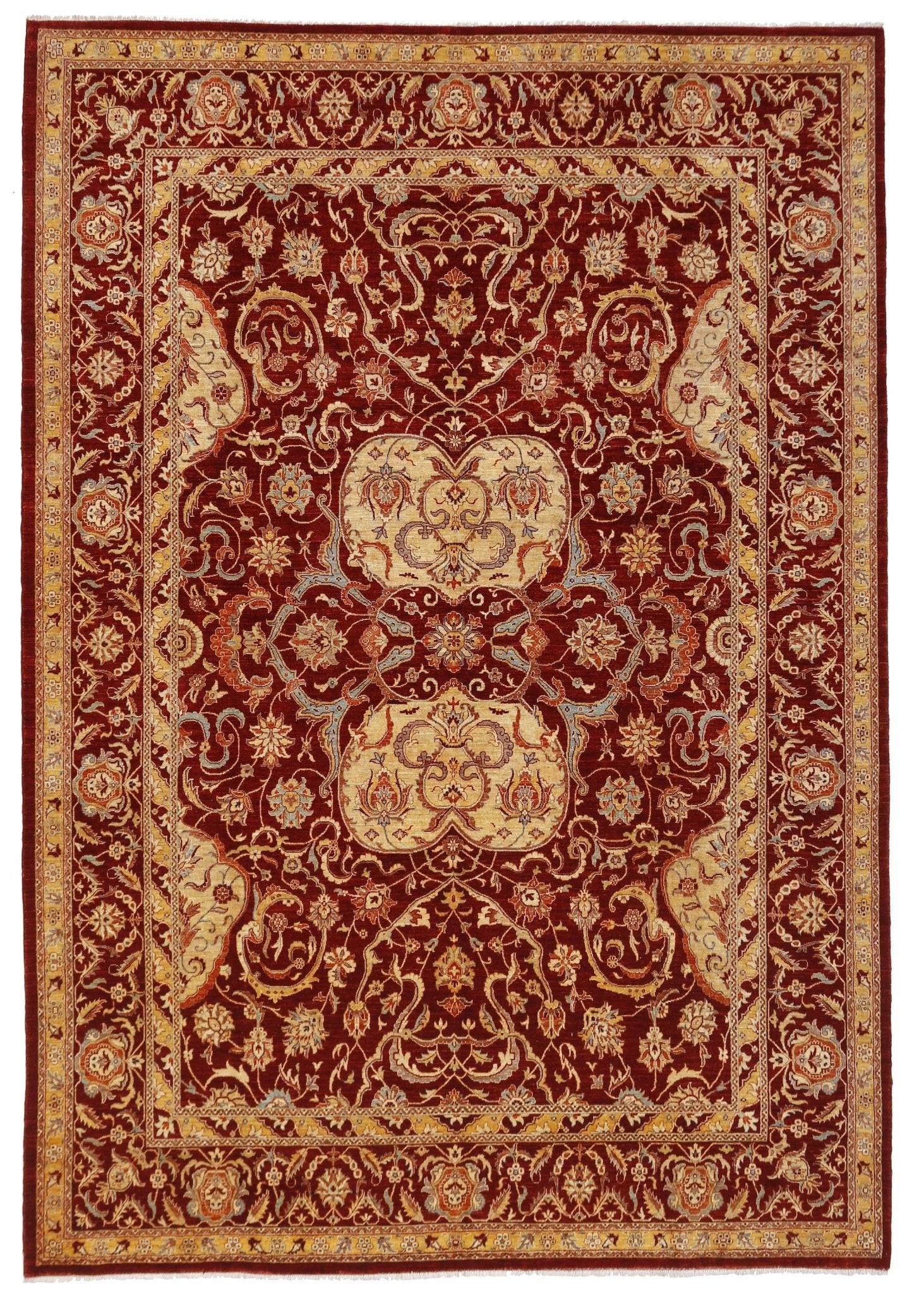High Quality Handwoven Afghan Chobi Rug | 344 x 250 cm | 11'4" x 8'3" - Najaf Rugs & Textile