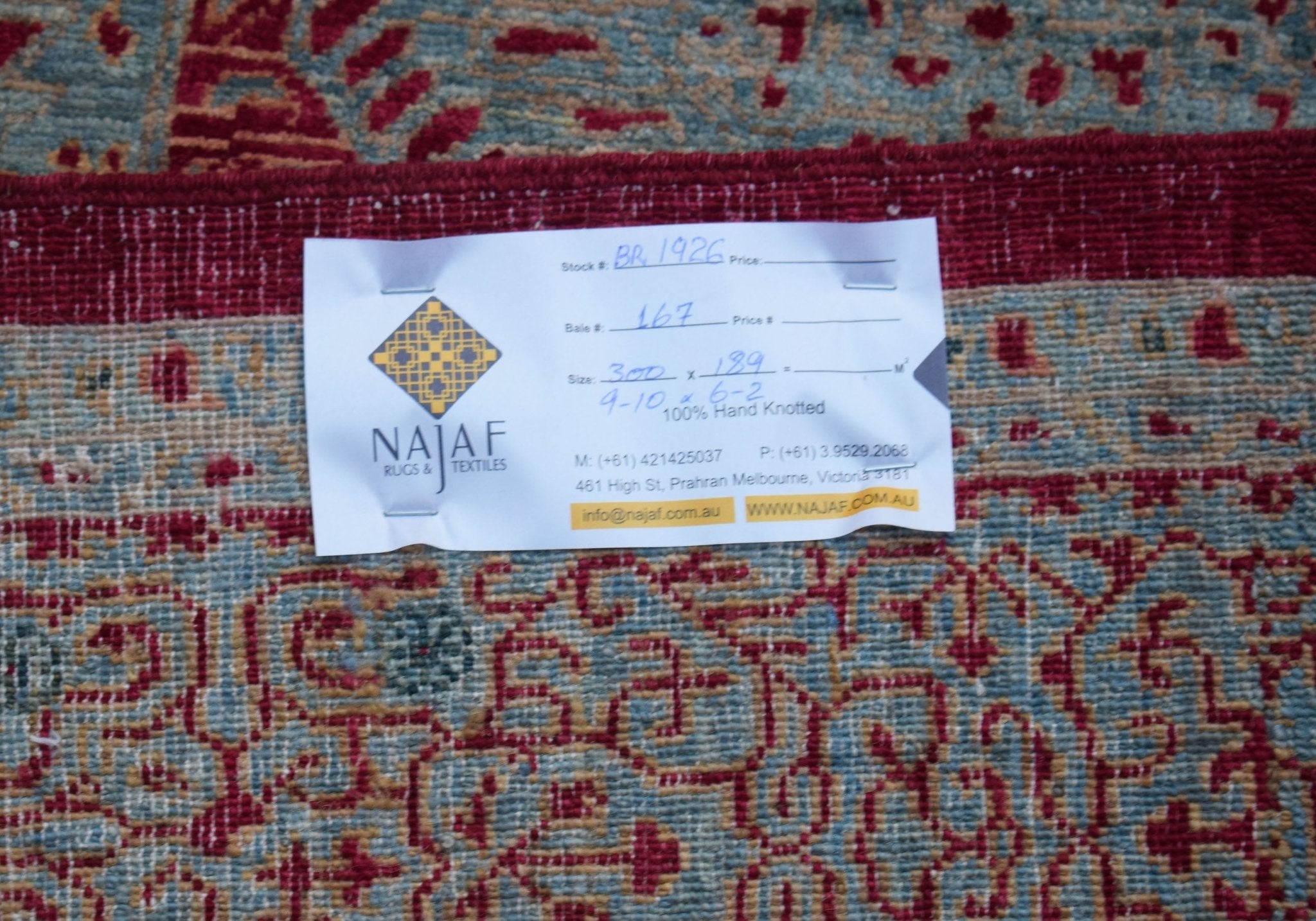 High Quality Handwoven Chobi Mamluk Rug | 300 x 189 cm | 9'10" x 6'2" - Najaf Rugs & Textile