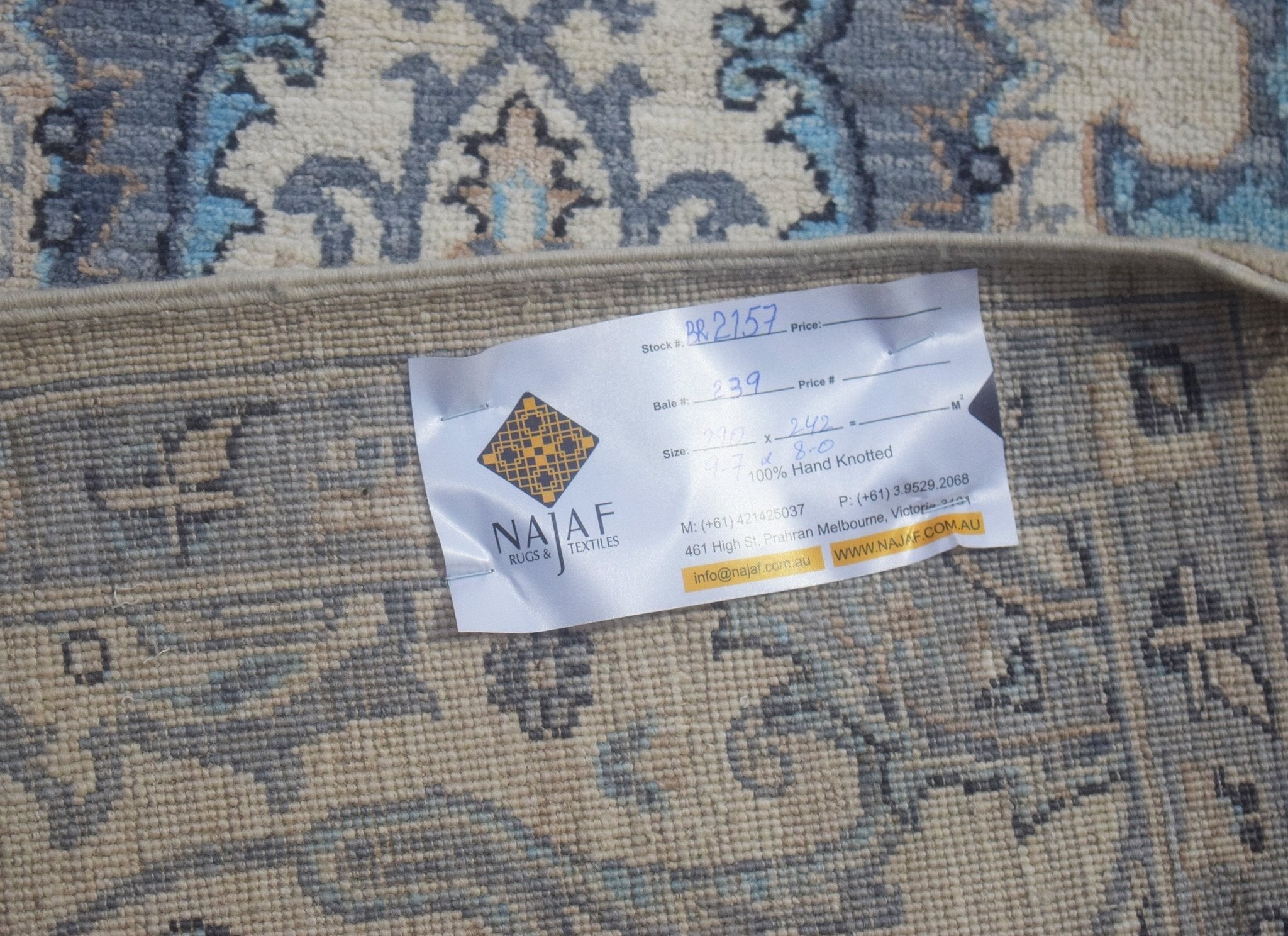 High Quality Handwoven Traditional Afghan Chobi Rug | 290 x 242 cm | 9'7" x 8' - Najaf Rugs & Textile