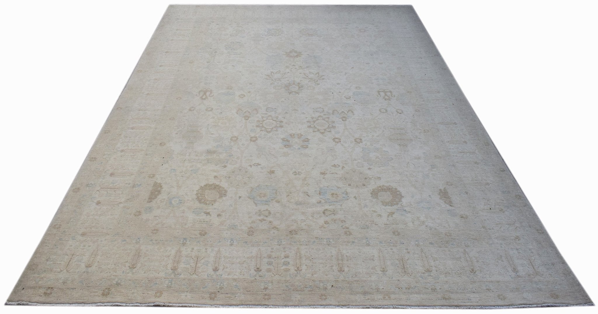 High Quality Handwoven Traditional Afghan Chobi Rug | 371 x 272 cm | 12'3" x 9' - Najaf Rugs & Textile