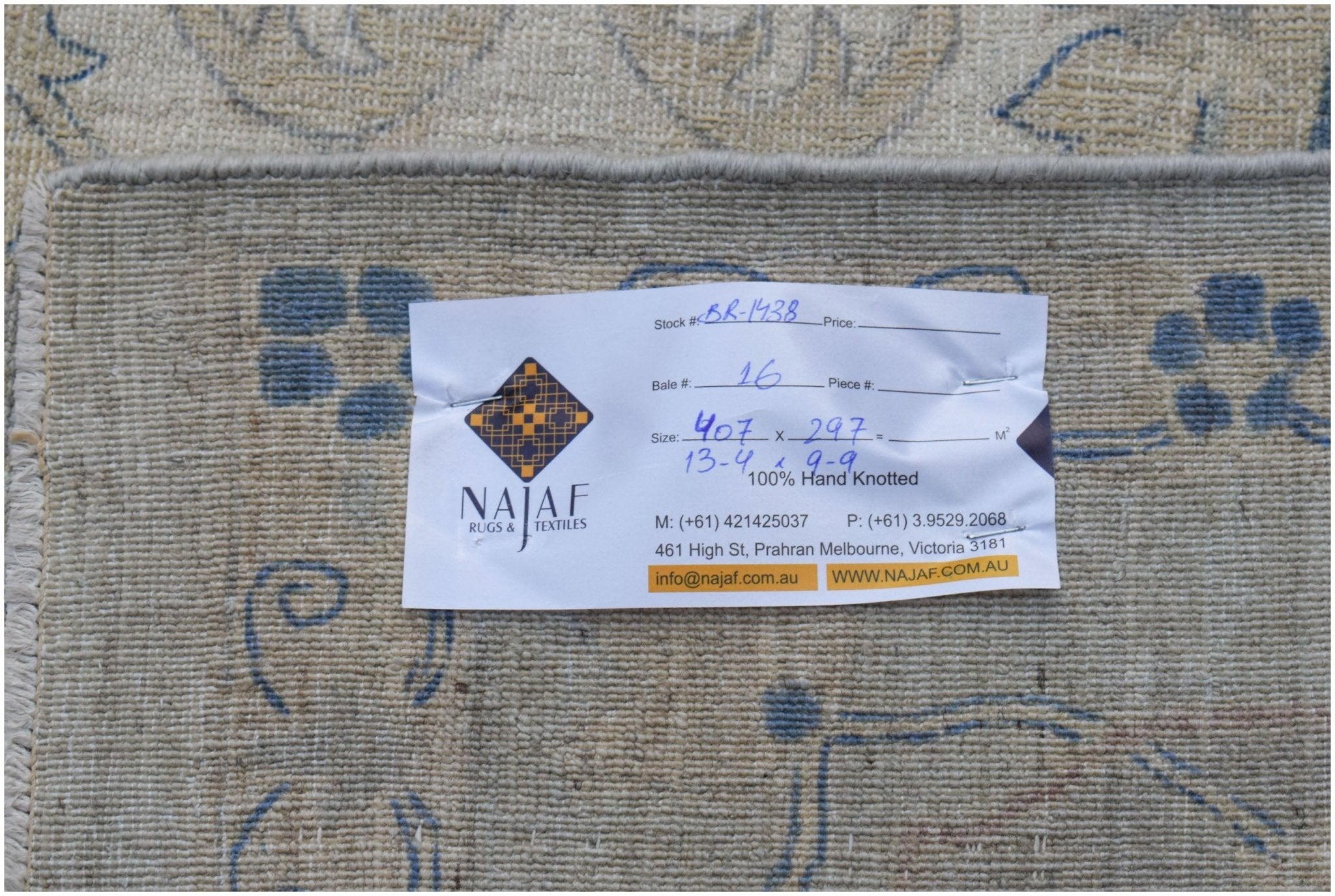 High Quality Handwoven Traditional Afghan Chobi Rug | 407 x 297 cm | 13'4" x 9'9" | Bamyan Collection - Najaf Rugs & Textile