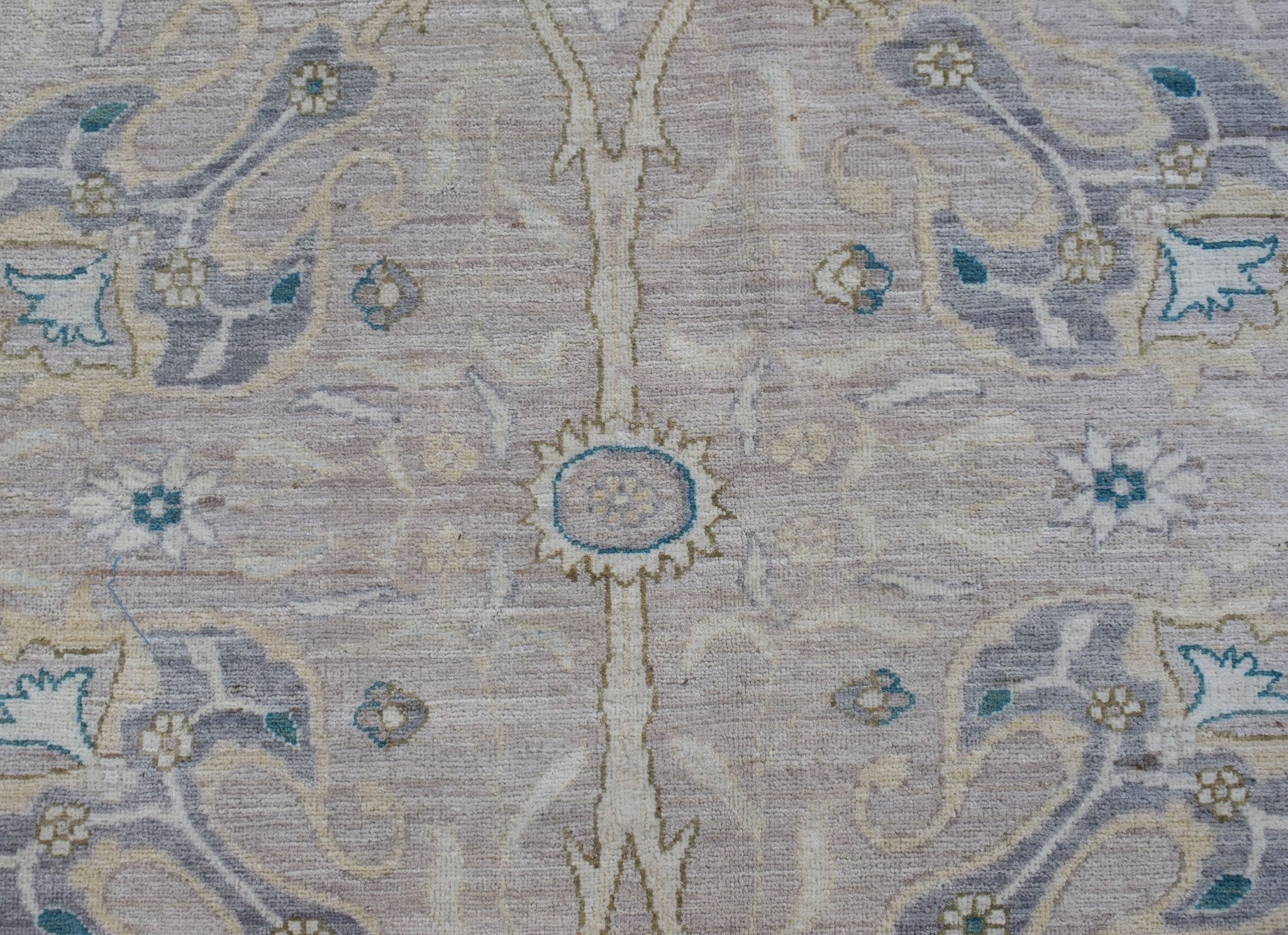 High Quality Handwoven Transitional Afghan Rug | 367 x 277 cm | 12'1" x 9'7" - Najaf Rugs & Textile