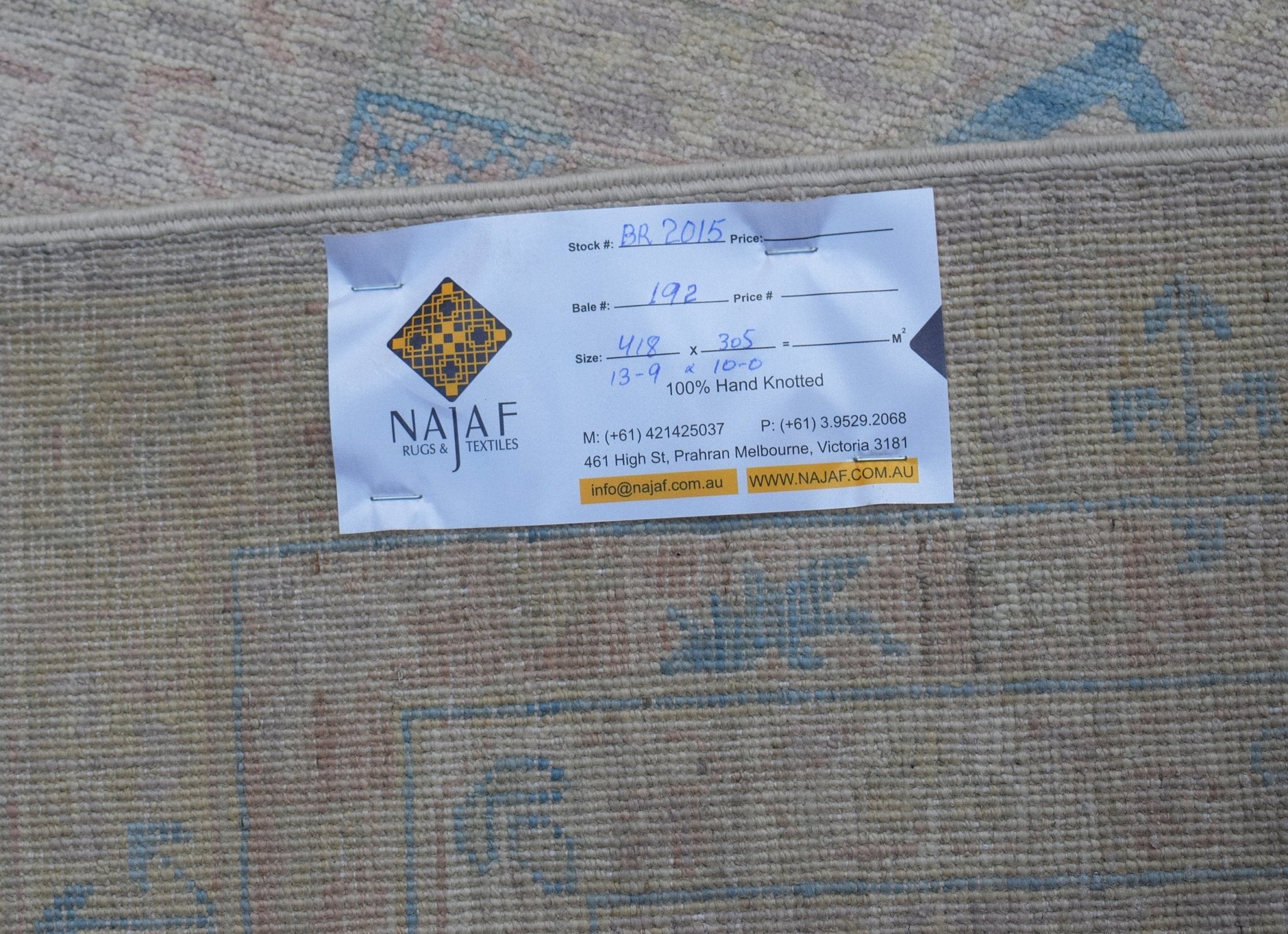 High Quality Handwoven Transitional Mamluk Rug | 418 x 305 cm | 13'9" x 10' - Najaf Rugs & Textile