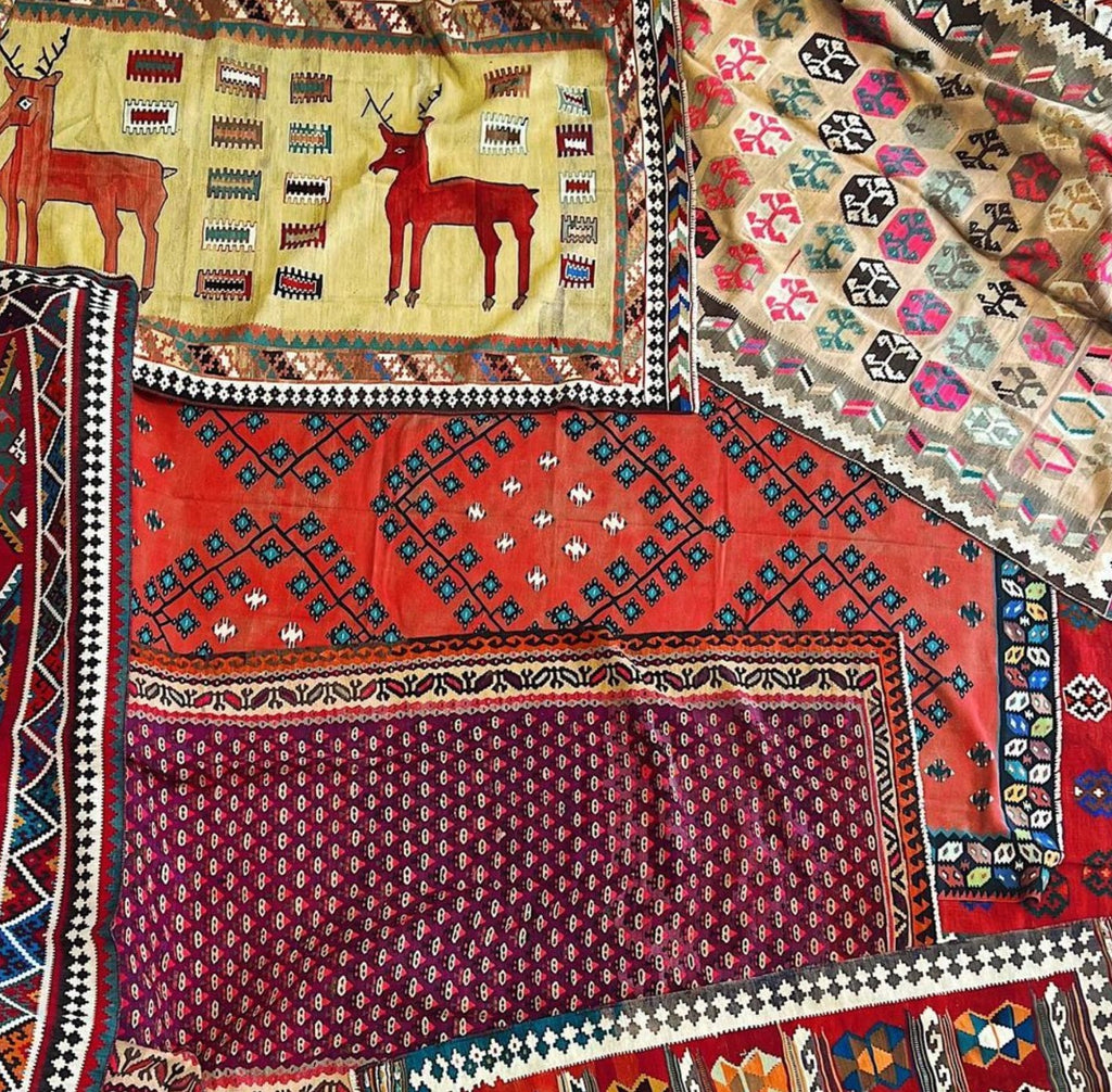 Vintage + Antique Flatweave Kilims - Najaf Rugs & Textile