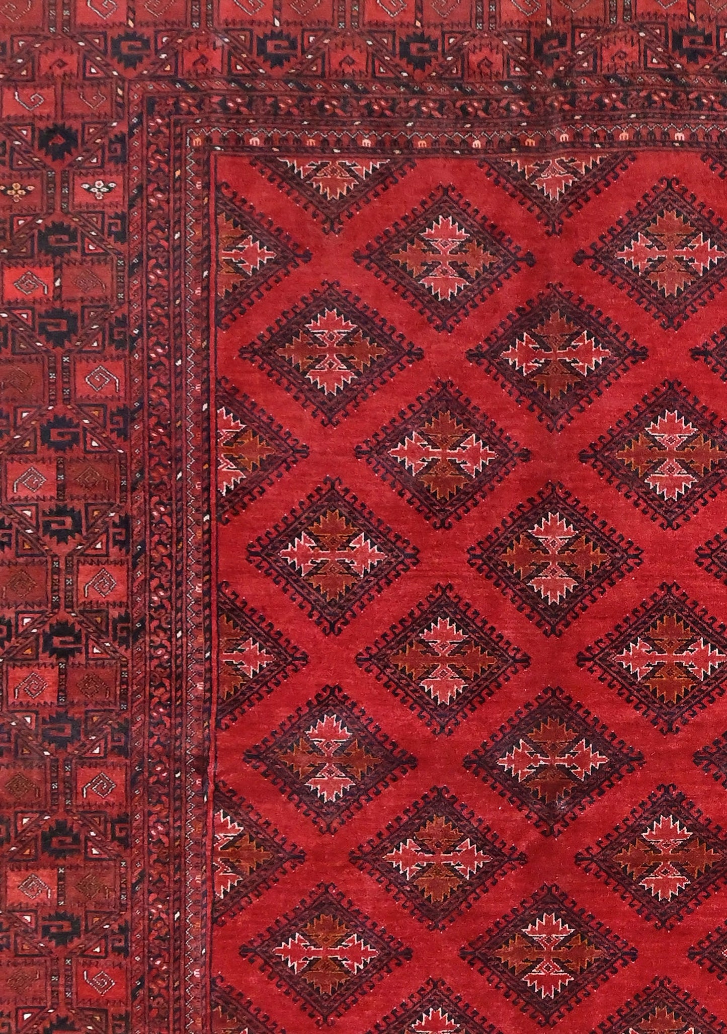 Vintage Turkmen Yomut Rug