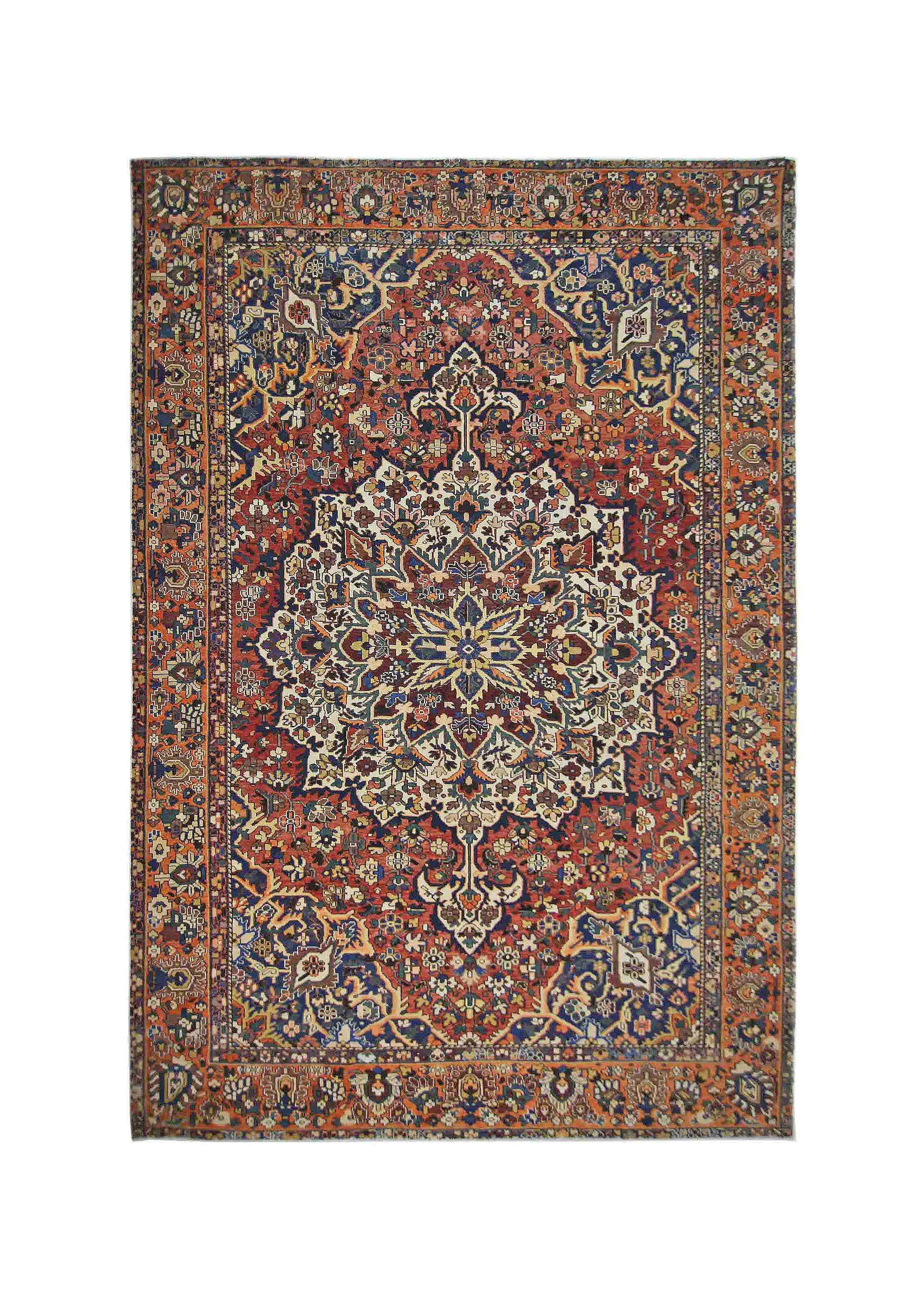 Vintage Persian Bakhtiari Rug