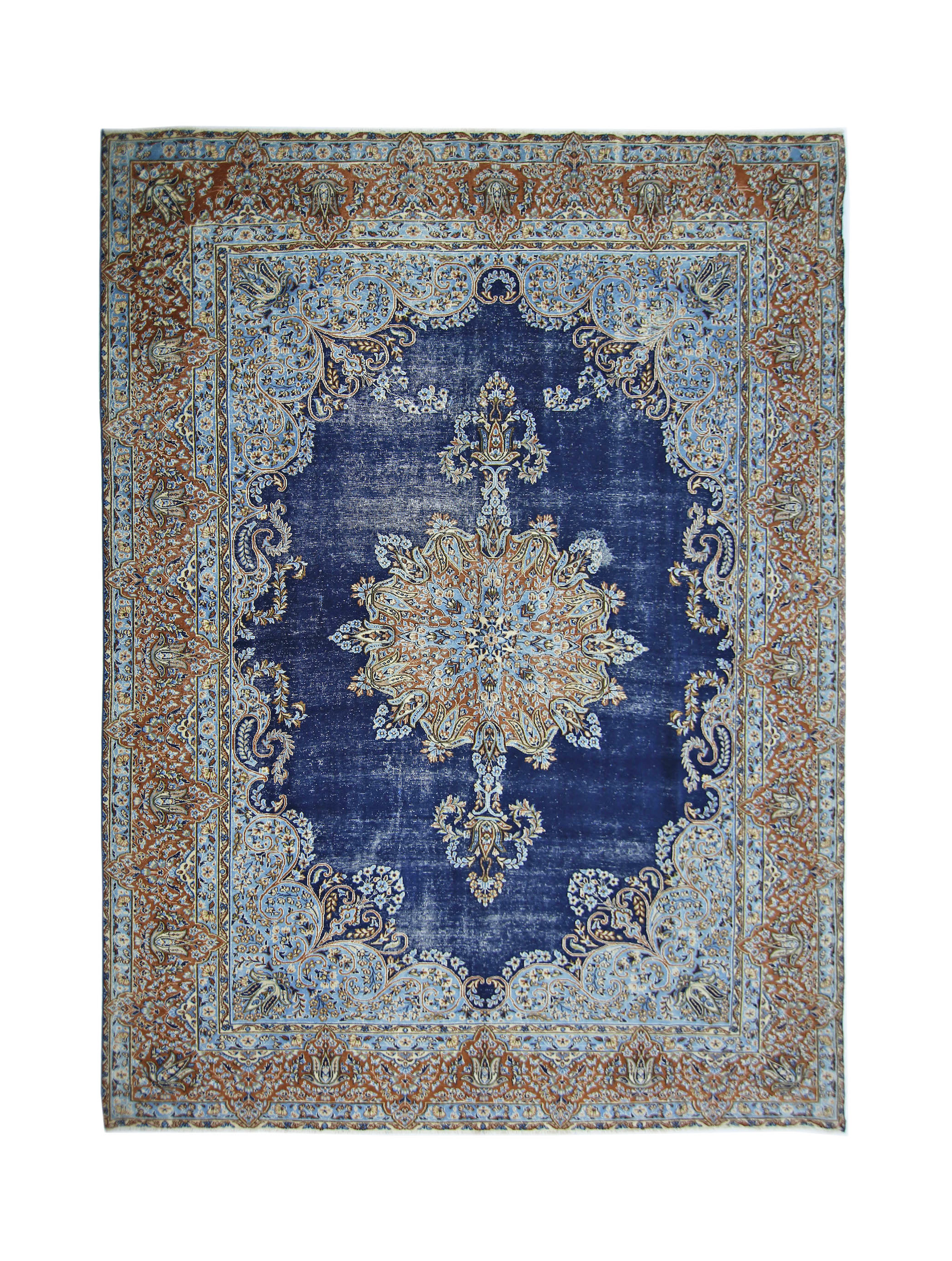 Vintage Persian Kerman Rug