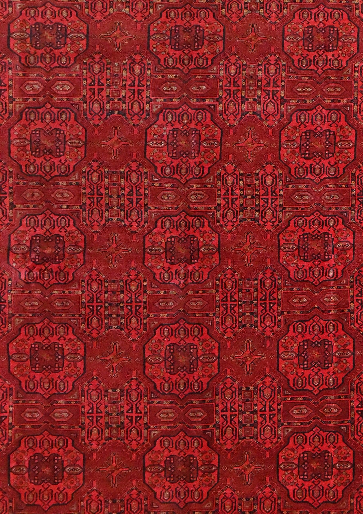 Vintage Turkmen Tekke Rug