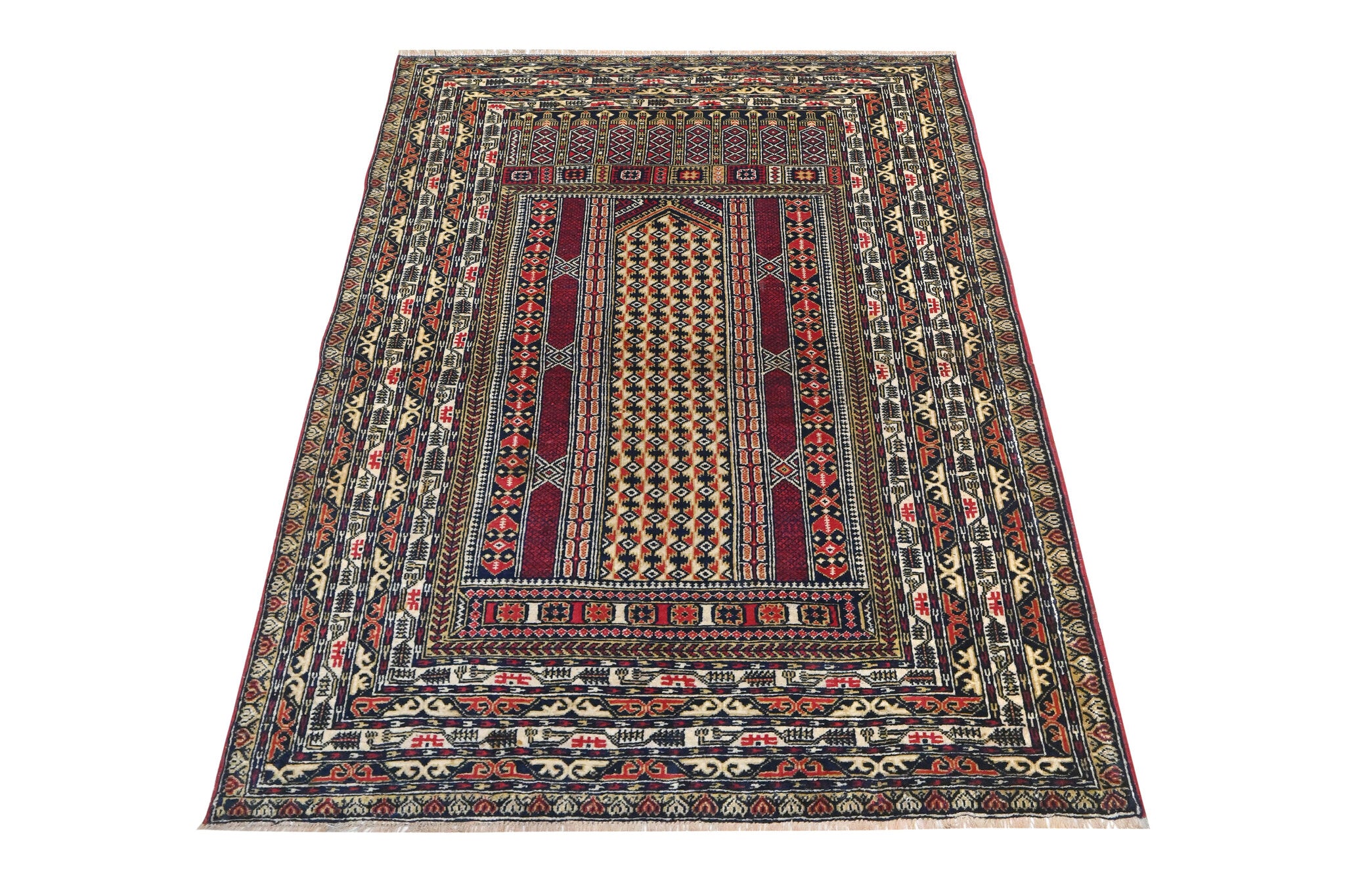 Vintage Afghan Baluch Rug