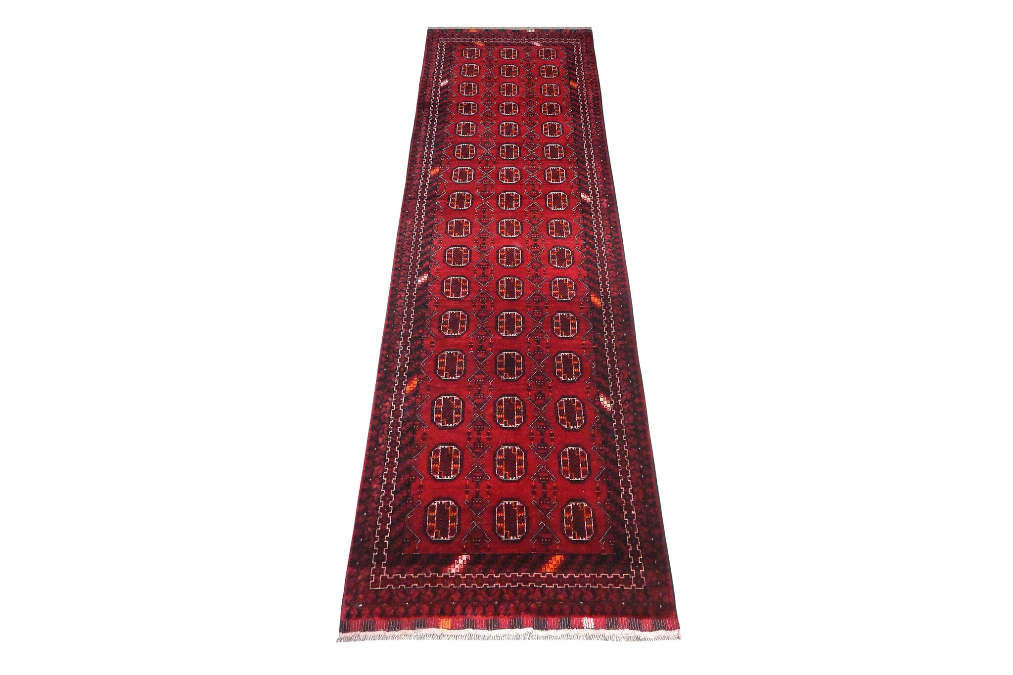 Vintage Afghan Turkmen Runner