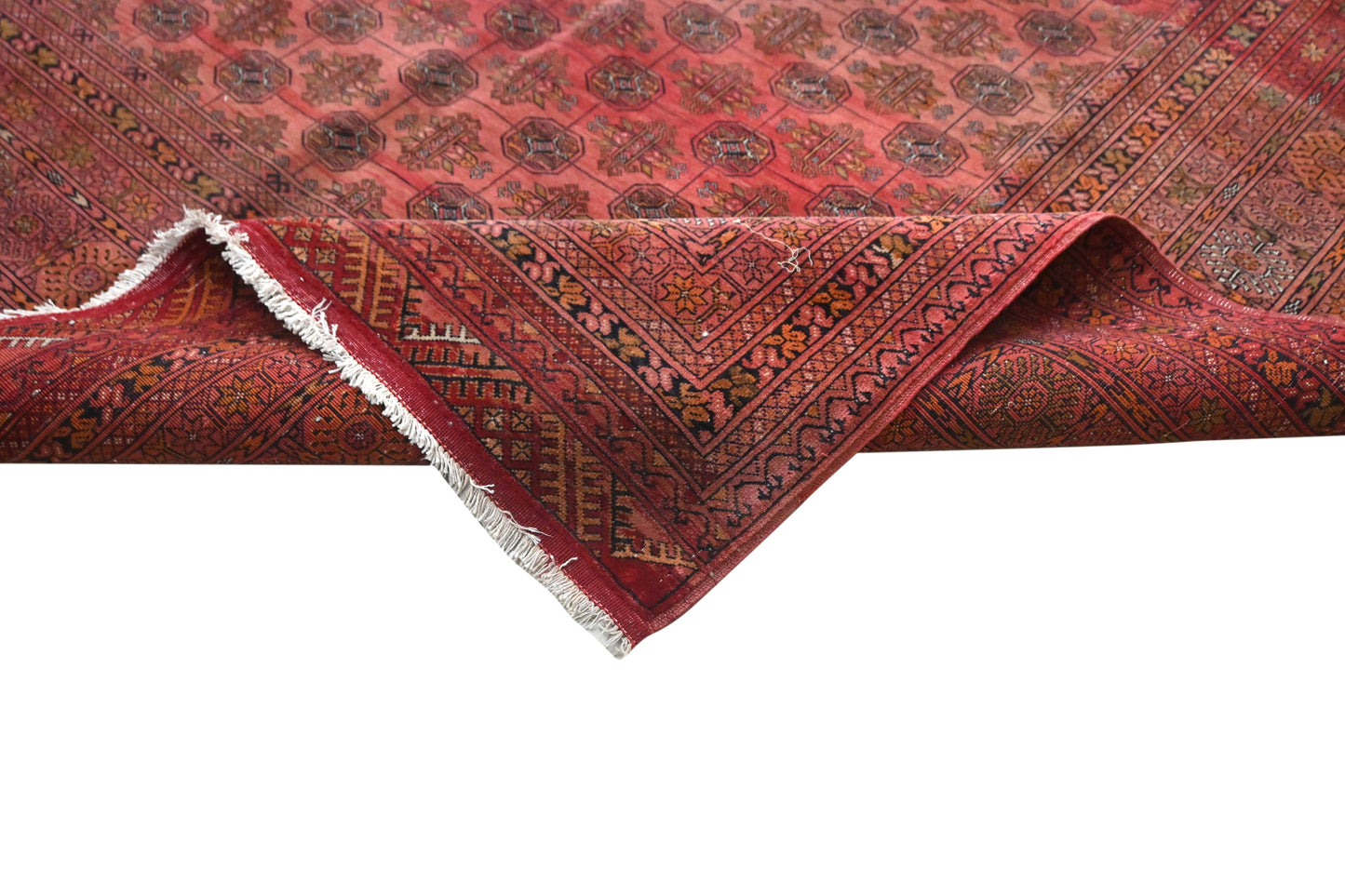 Vintage Silk Turkmen Tekke Rug
