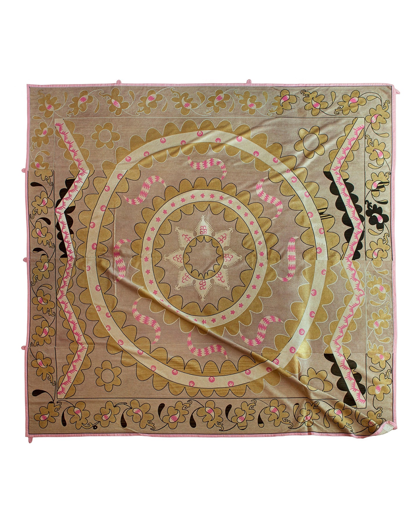 Vintage Silk Uzbek Suzani