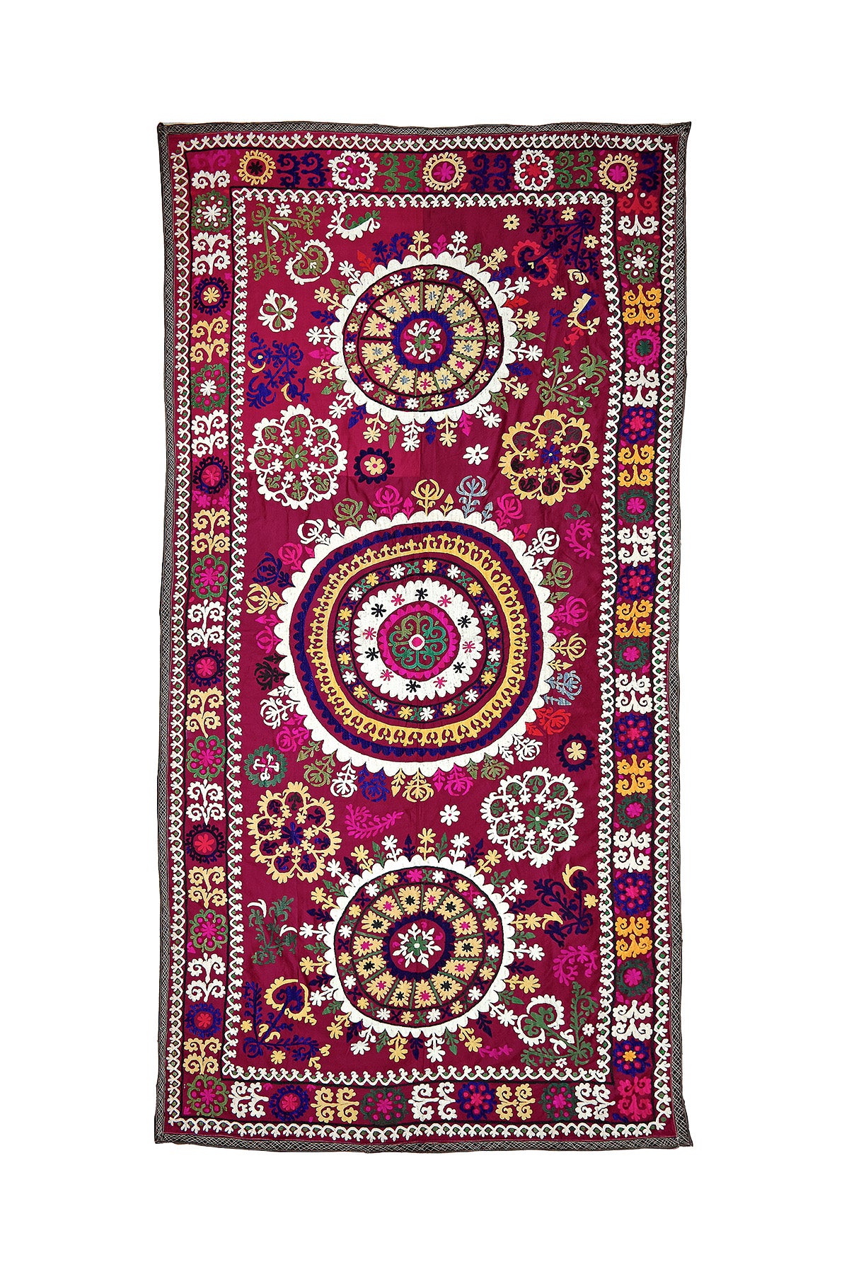 Vintage Silk Uzbek Suzani