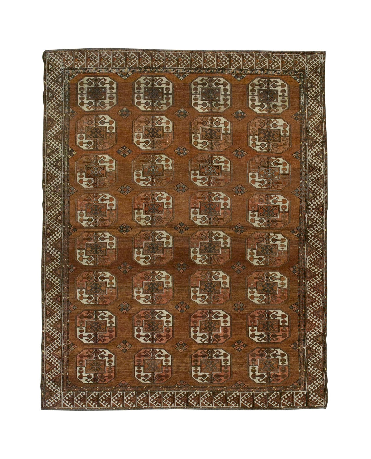 Antique Turkmen Ersari Rug