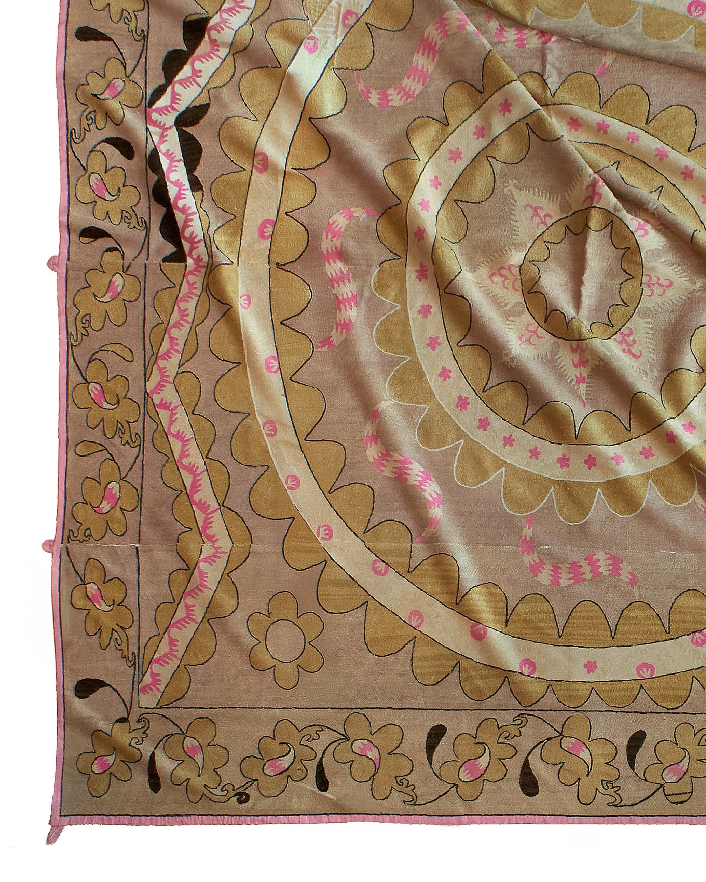 Vintage Silk Uzbek Suzani