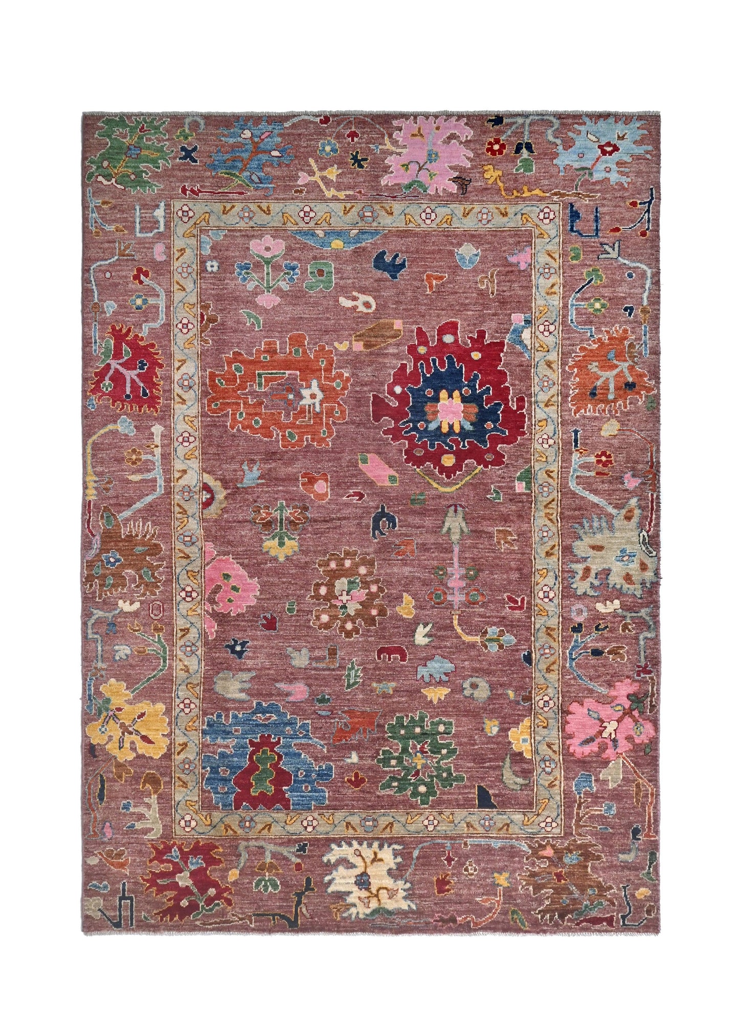 Transitional Oushak Rug